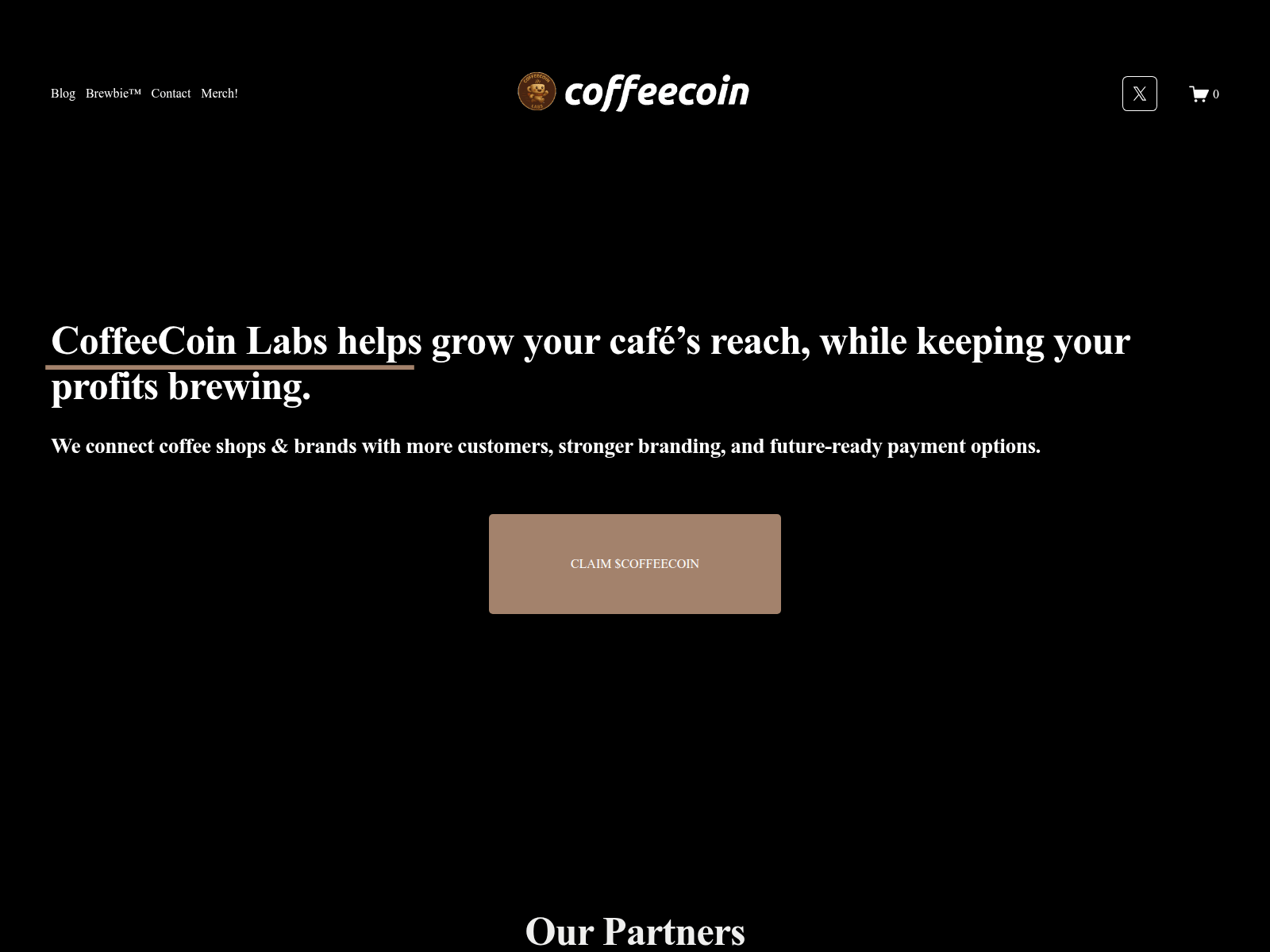 Screenshot of drop-coffeecoinlabs.com