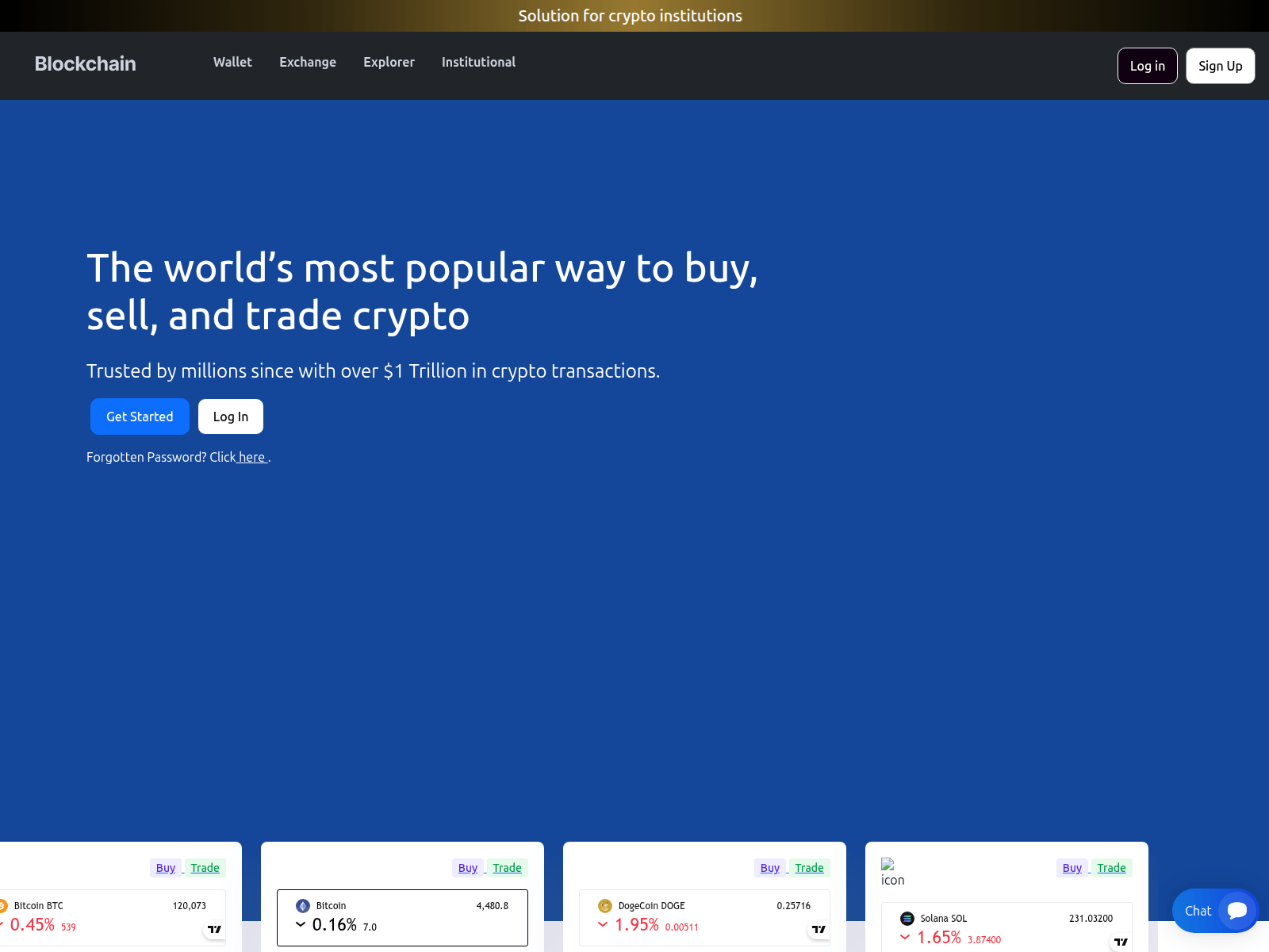 Screenshot of chainslinks.com