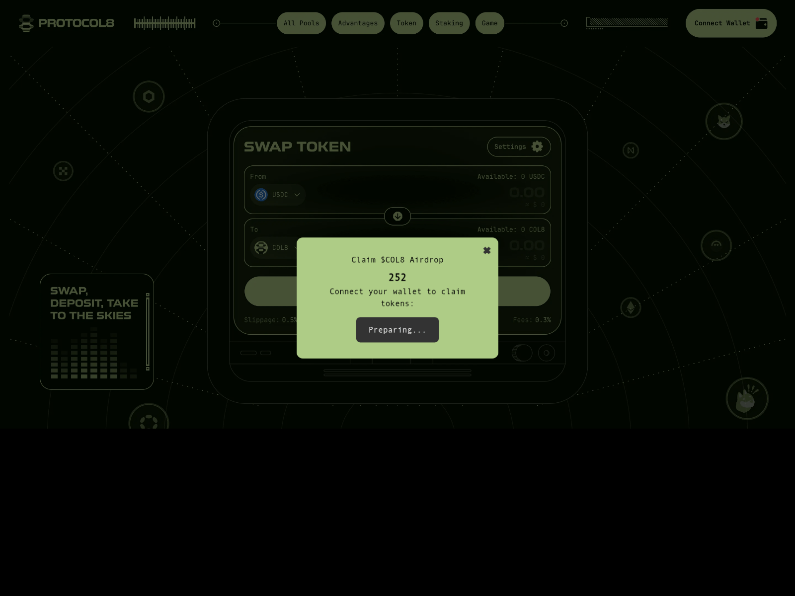 Screenshot of protocol8.click