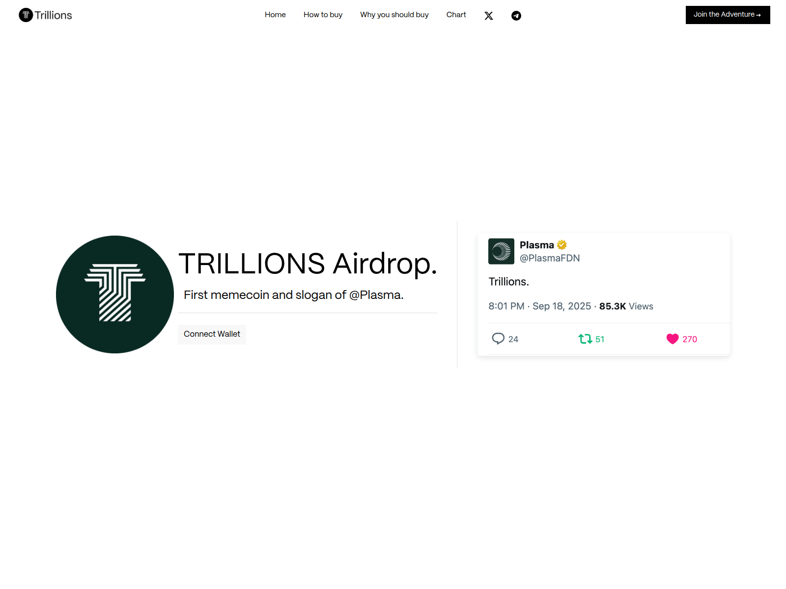 Screenshot of trillions-coins.com