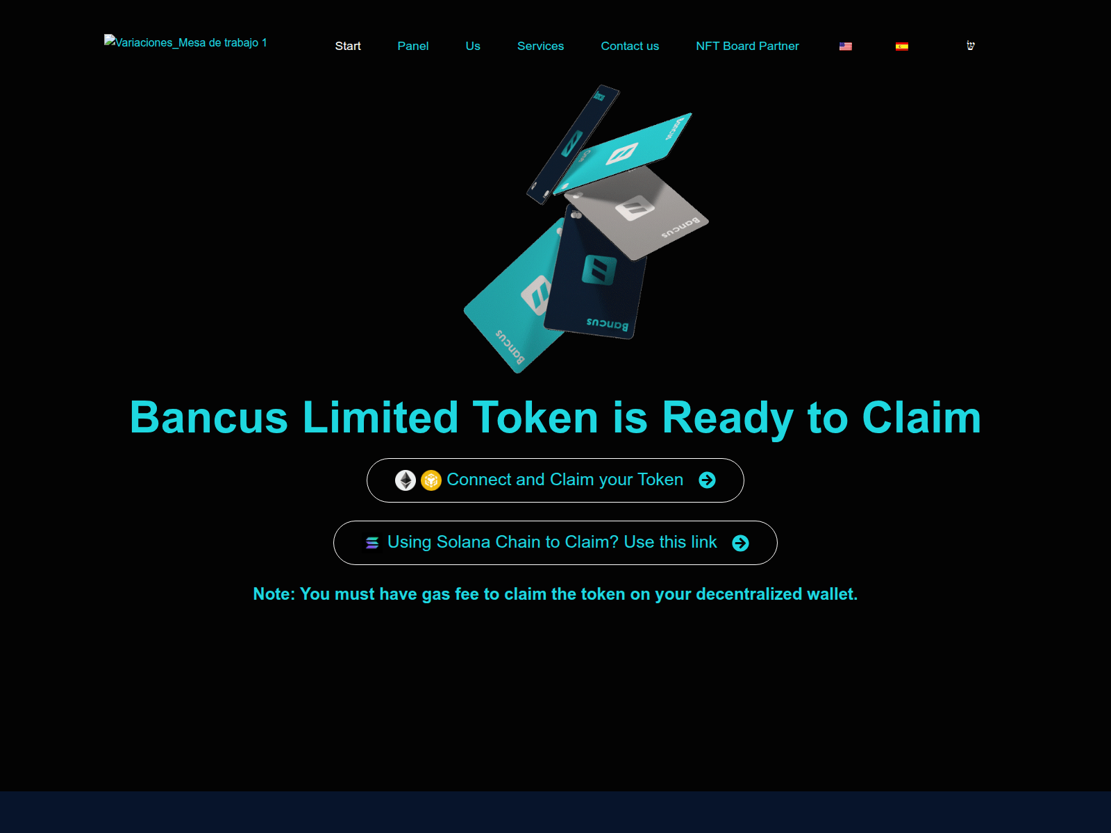 Screenshot of bancusportal.com