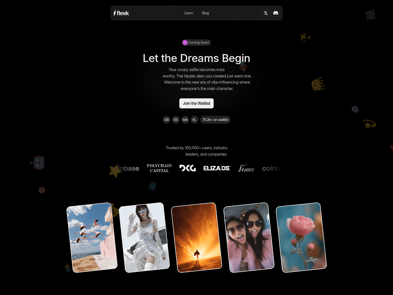 Screenshot of register-fleek.com