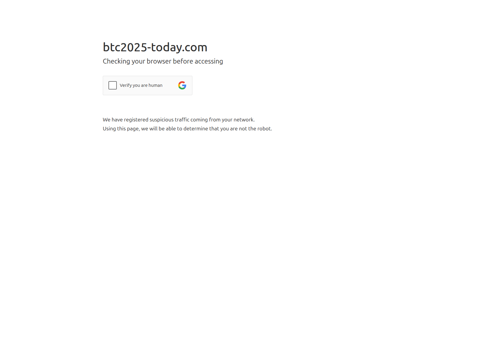 Screenshot of btc2025-today.com