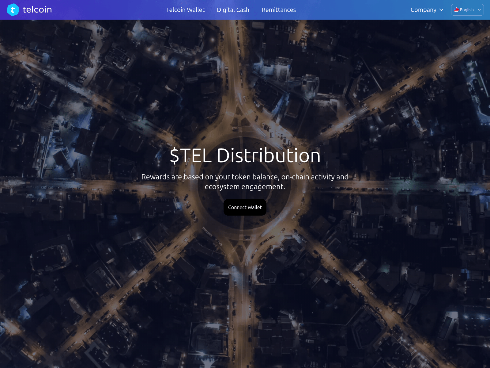 Screenshot of reward-telcoin.com