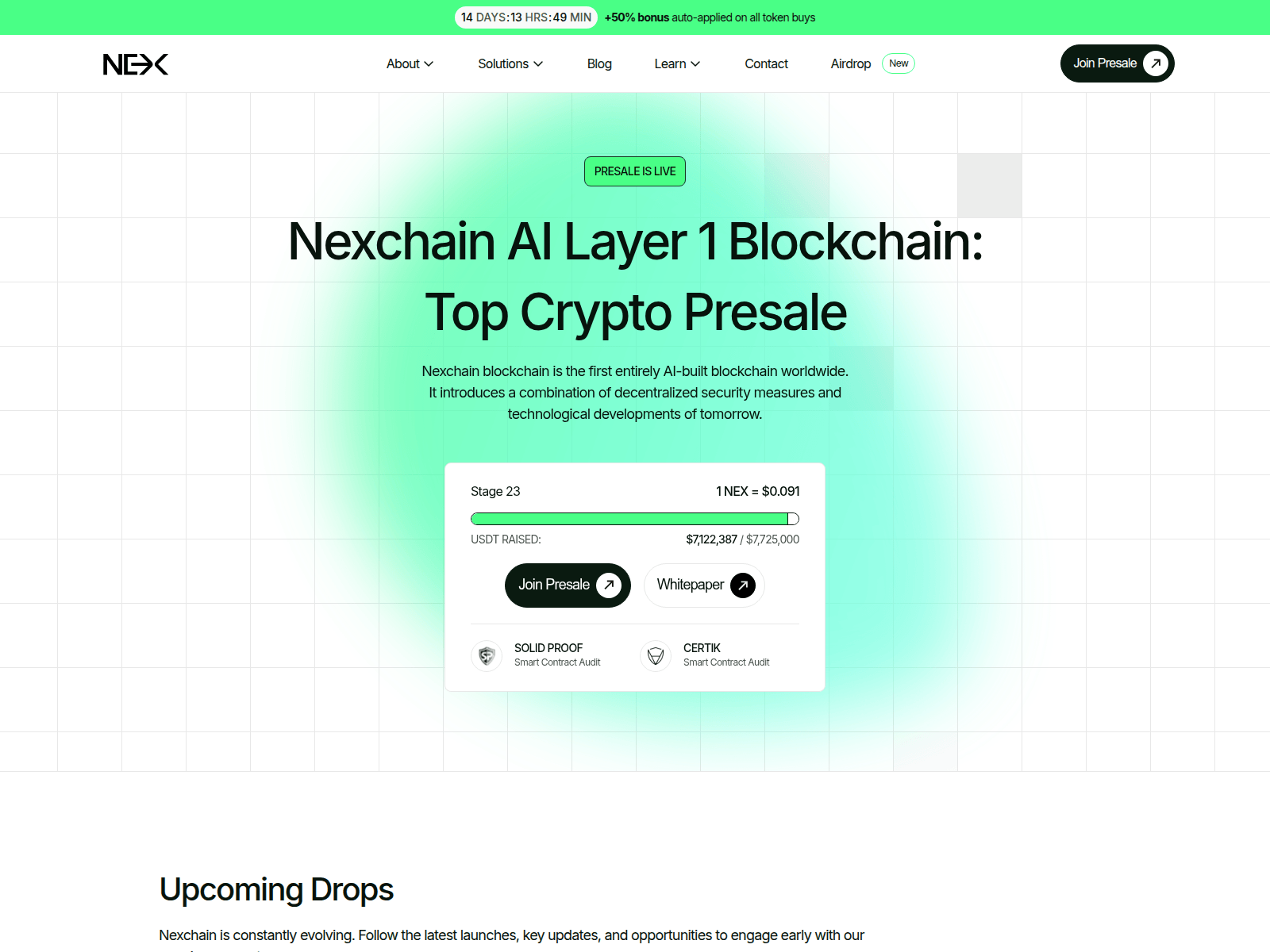 Screenshot of nex-chain.top