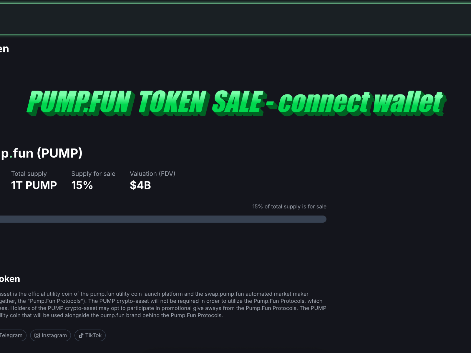 Screenshot of tokepnump.fun