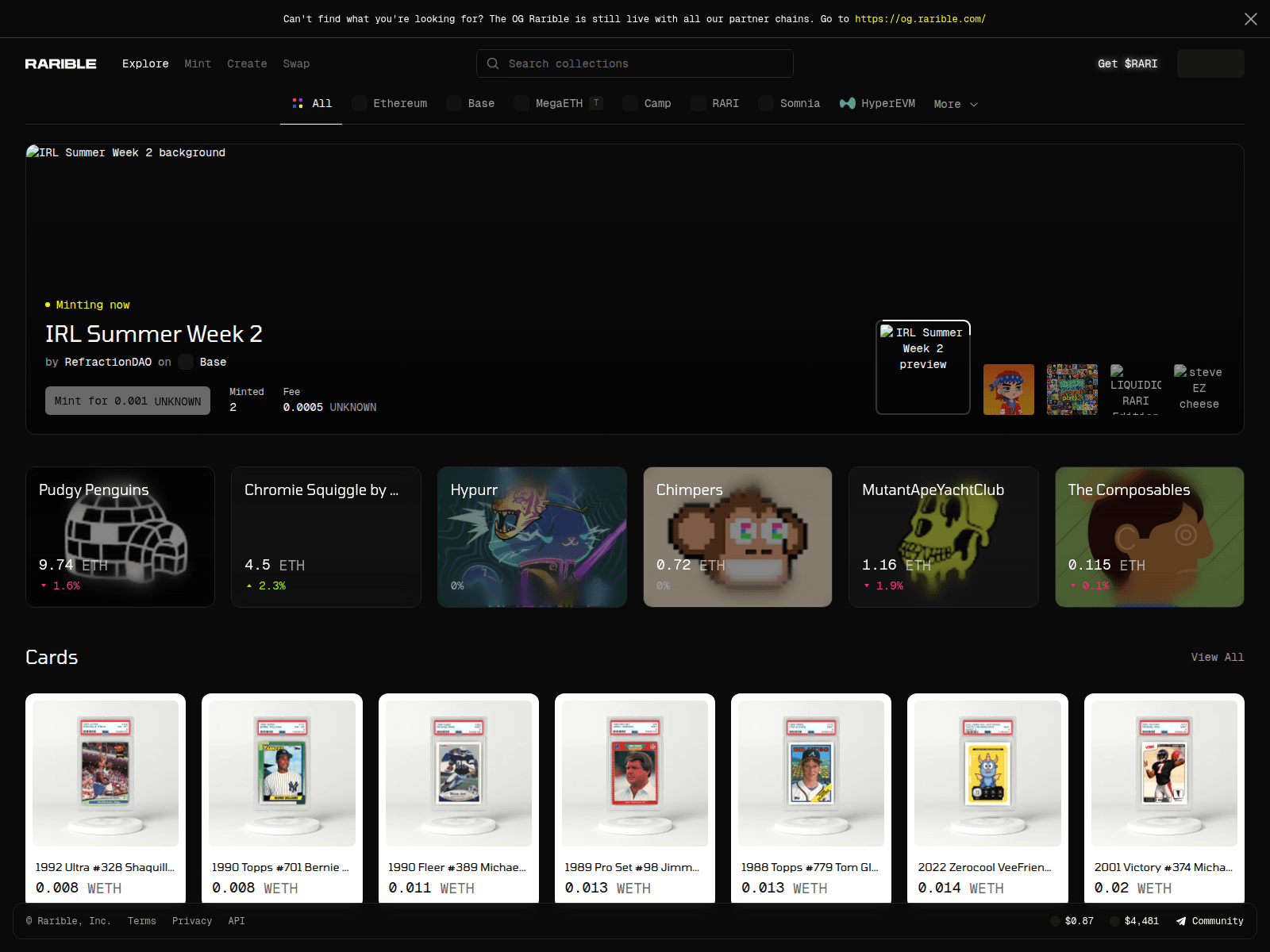 Screenshot of rarible.io-nft.guru