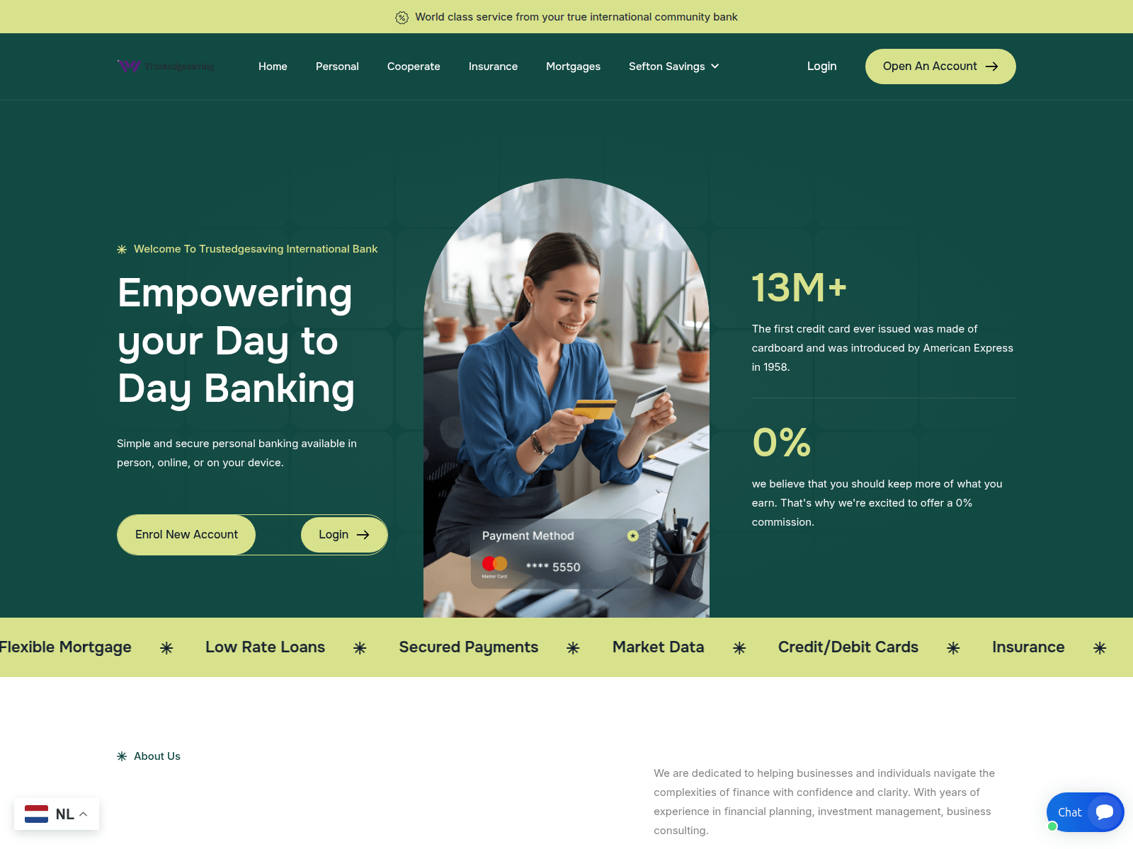 Screenshot of trustedgesaving.live