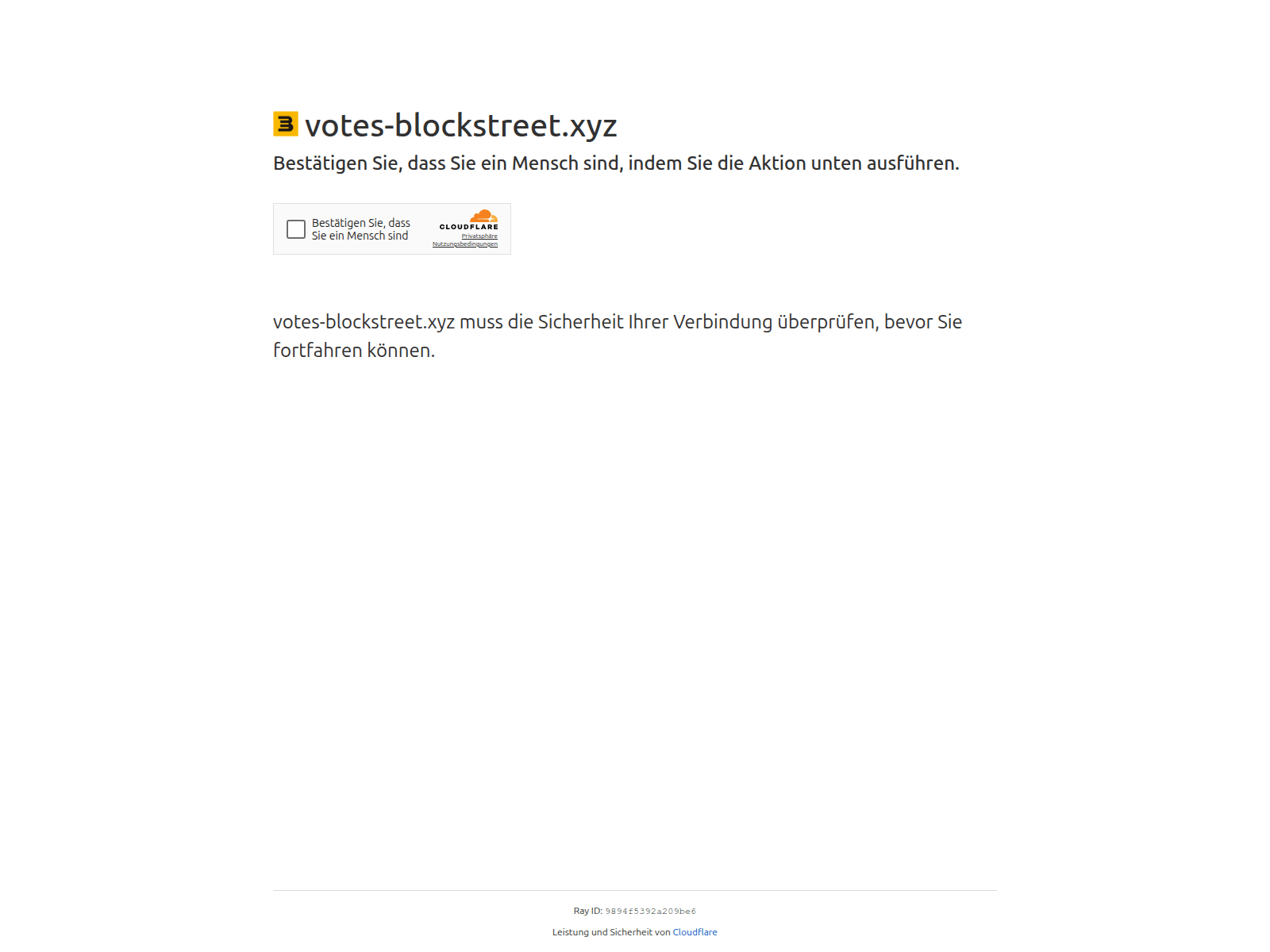 Screenshot of votes-blockstreet.xyz