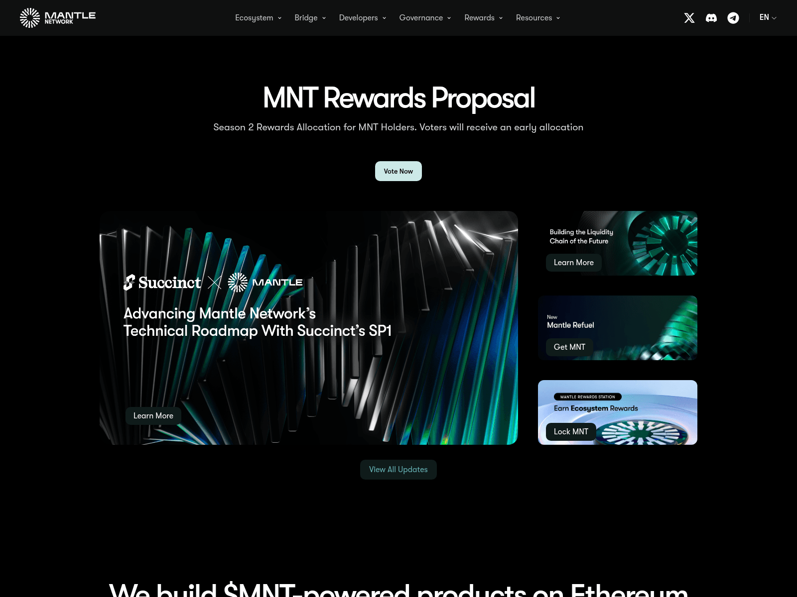 Screenshot of propsoal-mantle.xyz