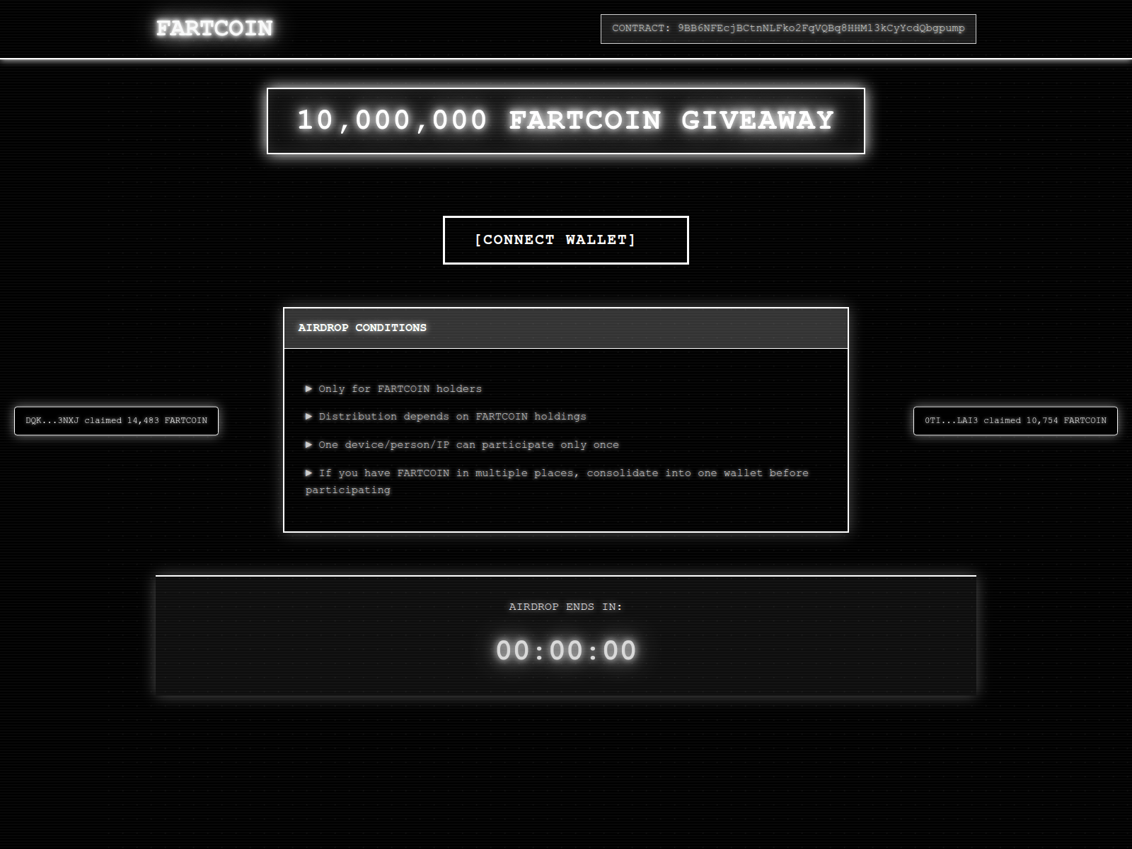 Screenshot of fartcoin-sol.top