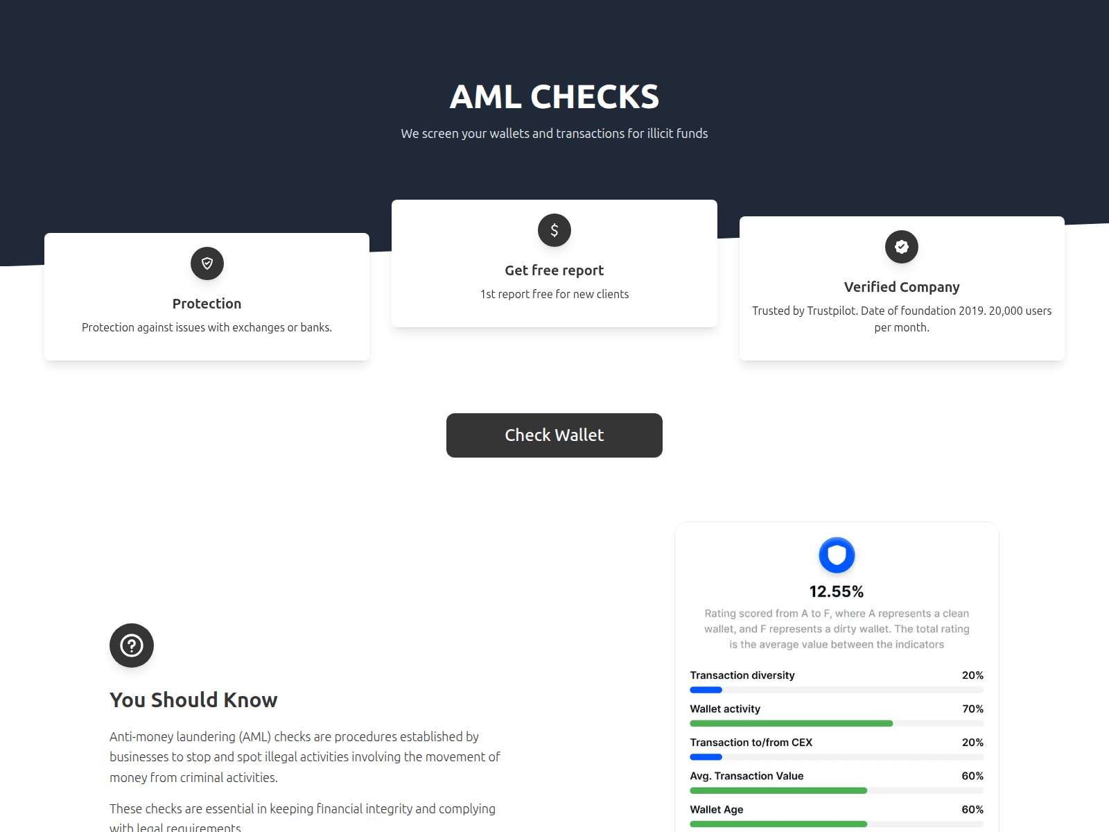 Screenshot of aml-safety.click