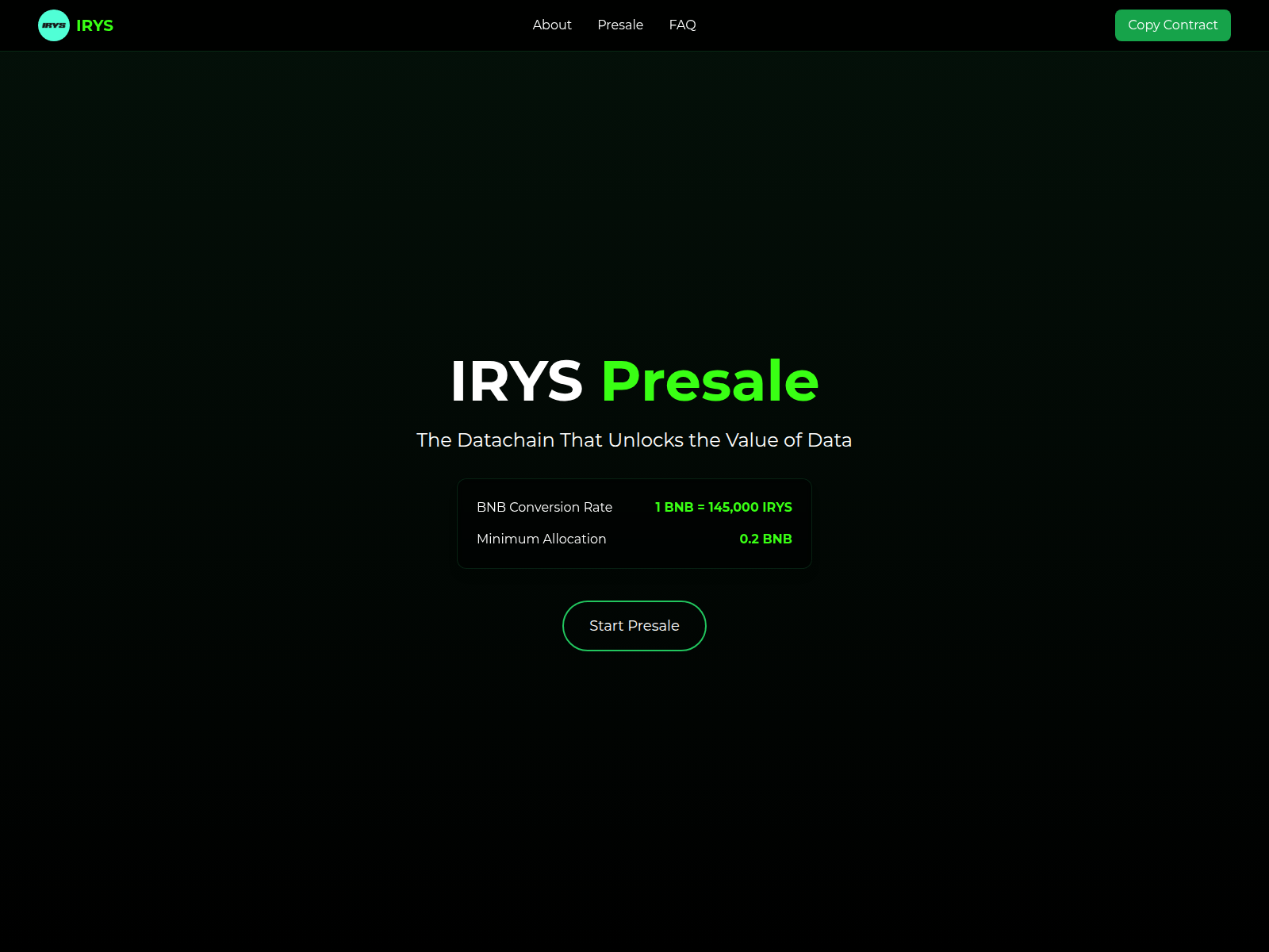 Screenshot of irystoken.top