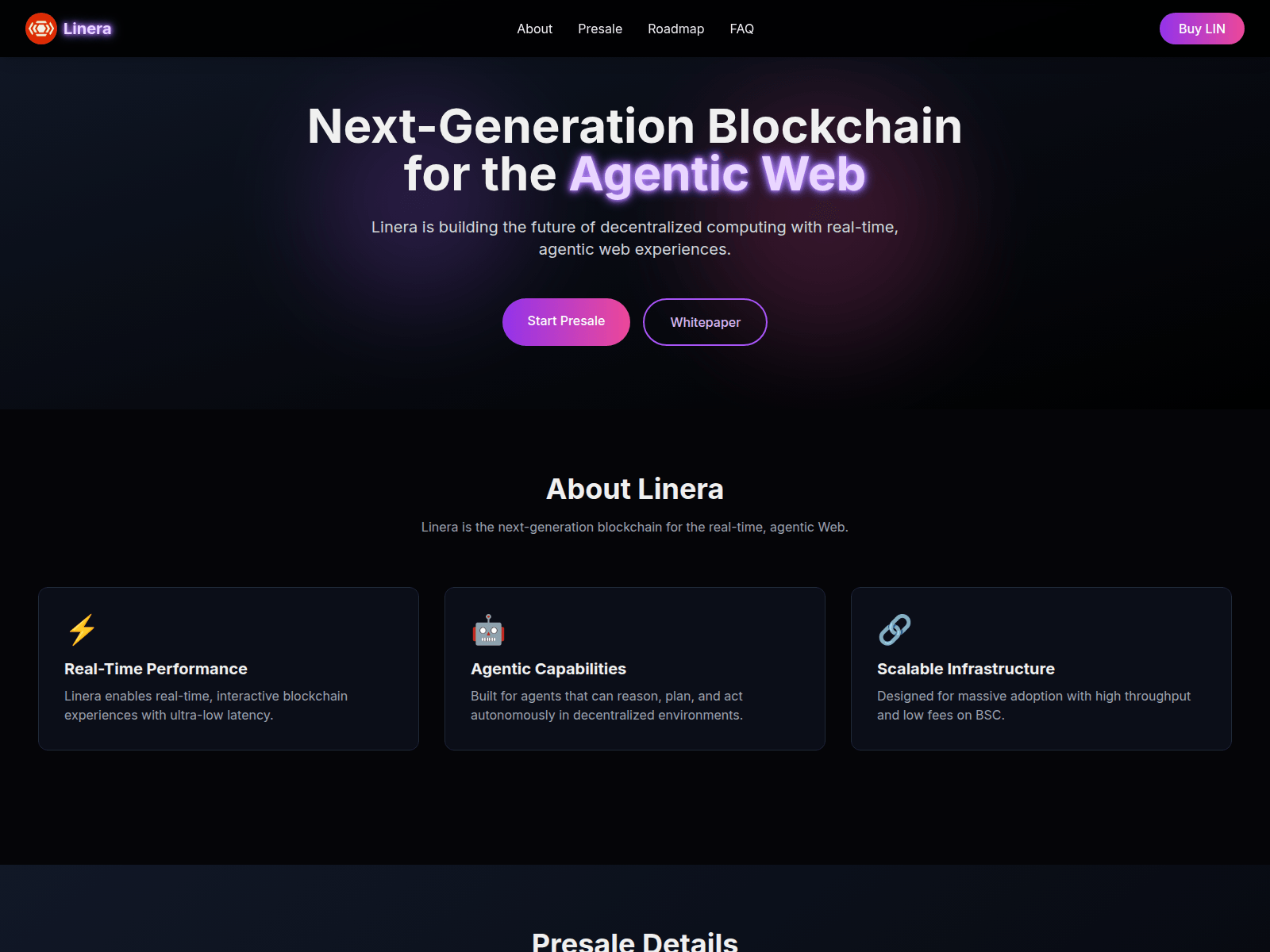 Screenshot of lineratoken.top