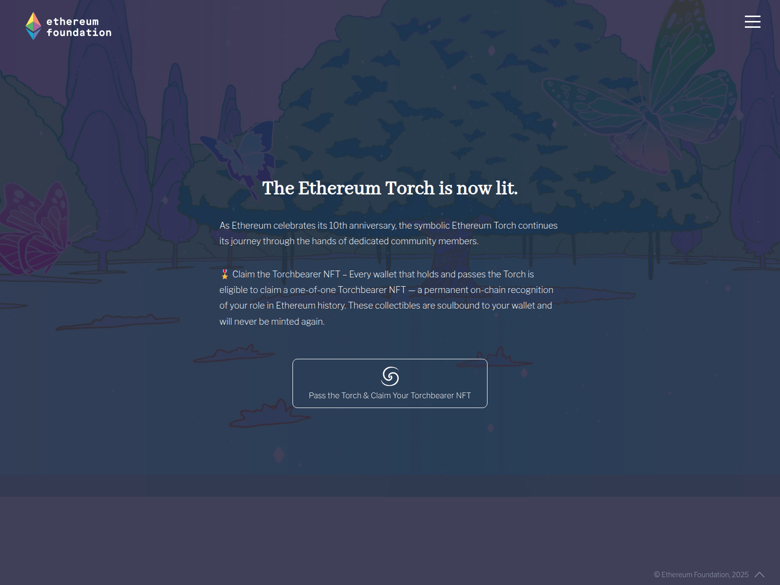 Screenshot of milestone-ethereum.com
