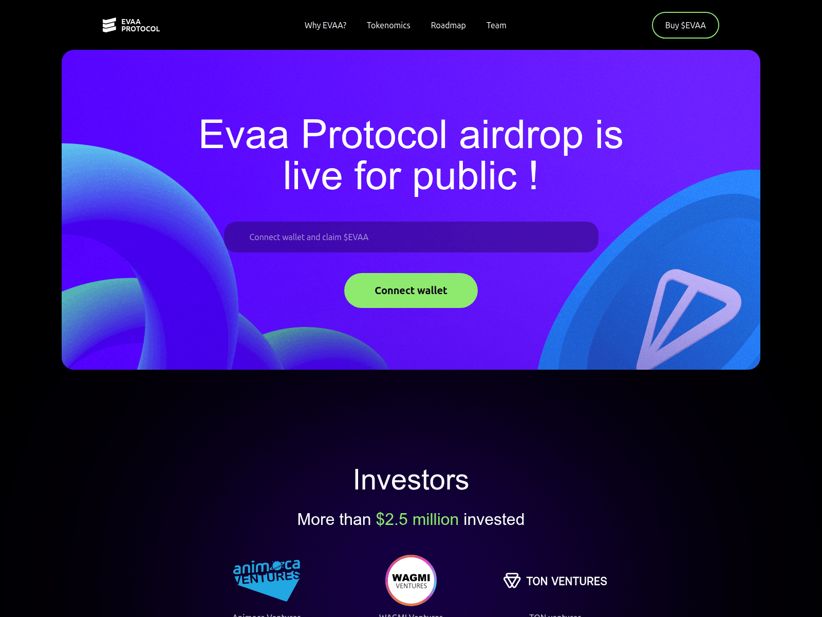 Screenshot of evaa-proto.com
