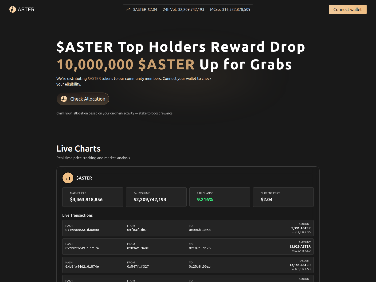 Screenshot of aster.invest-allocation.org