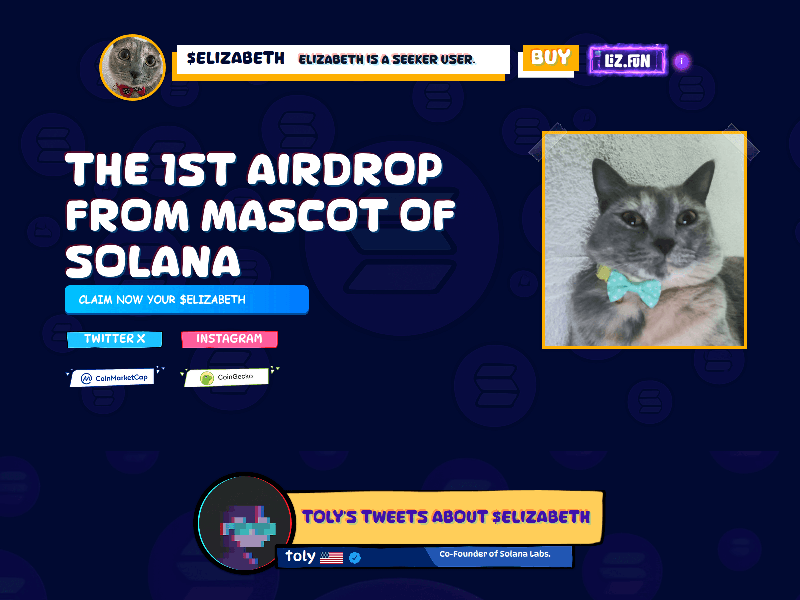 Screenshot of elizabeth-fun.com