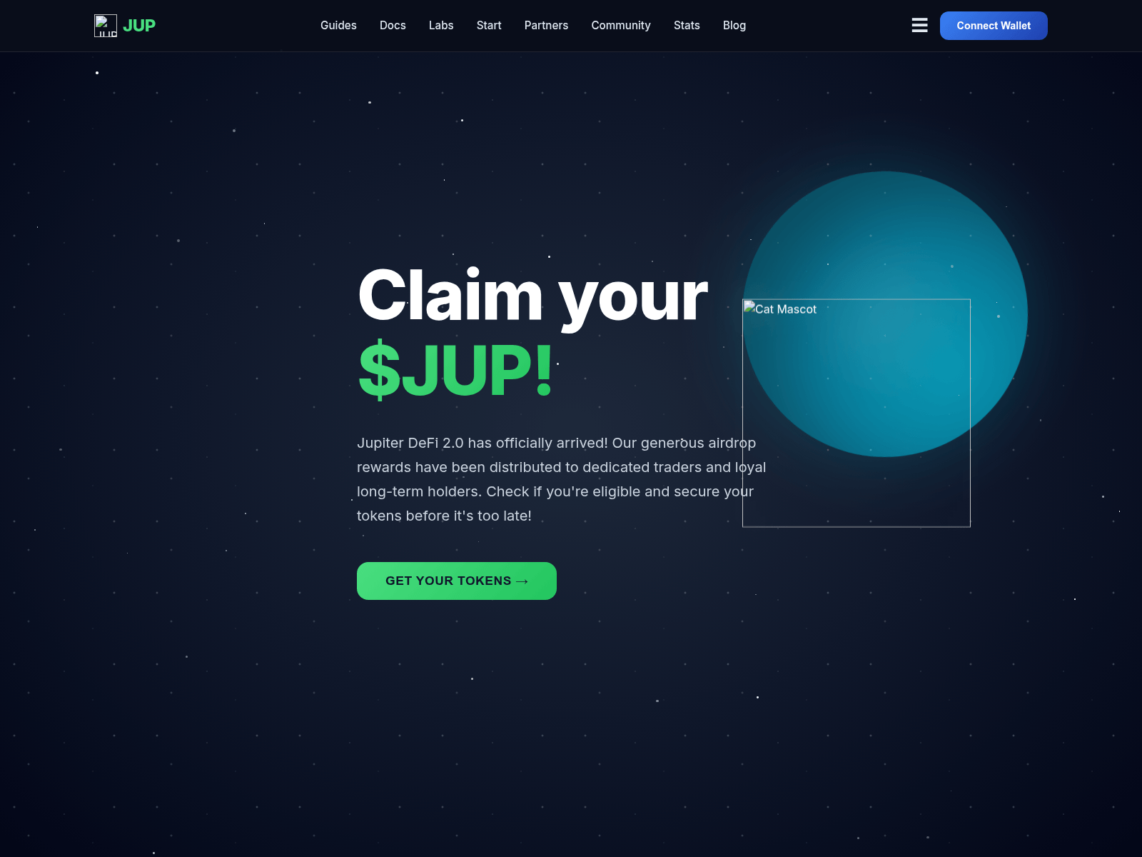 Screenshot of jupsxclaim.com