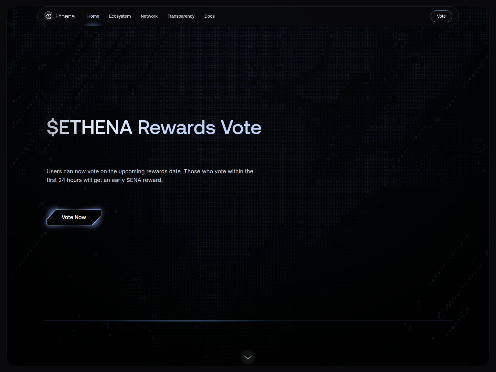 Screenshot of www-ethena.network