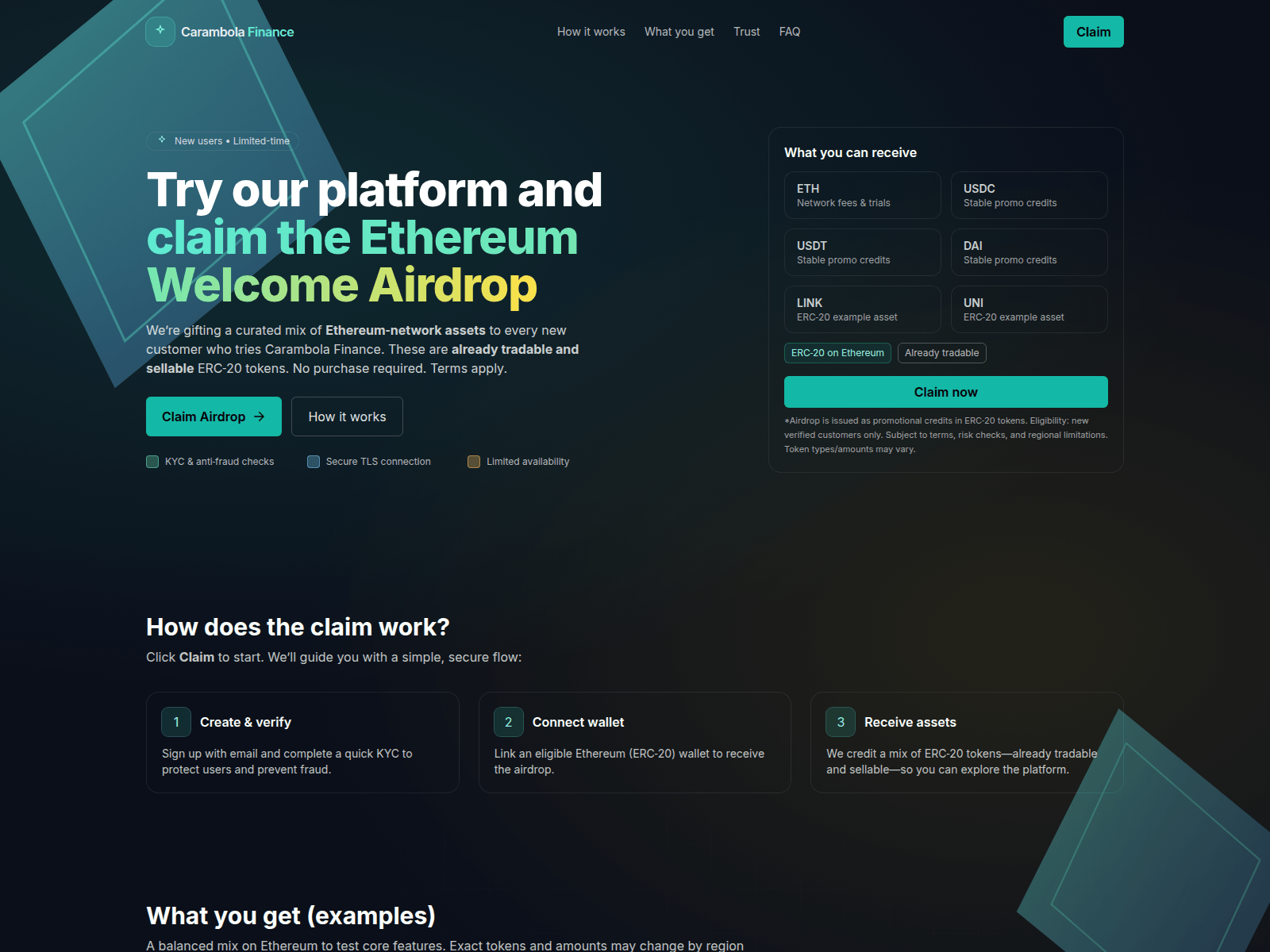 Screenshot of carambolafinance.com