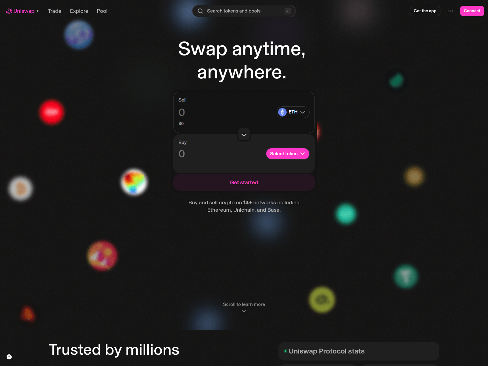 Screenshot of app-unlswap.finance