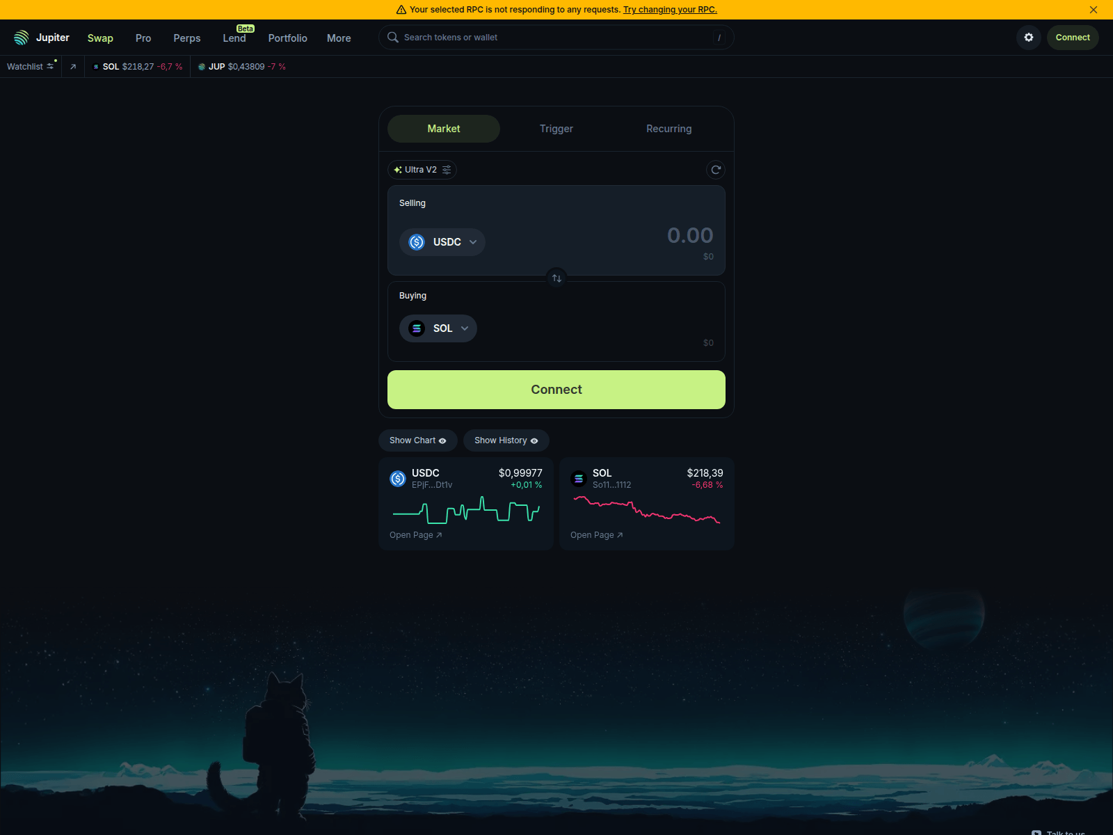 Screenshot of swap-jupiter.app