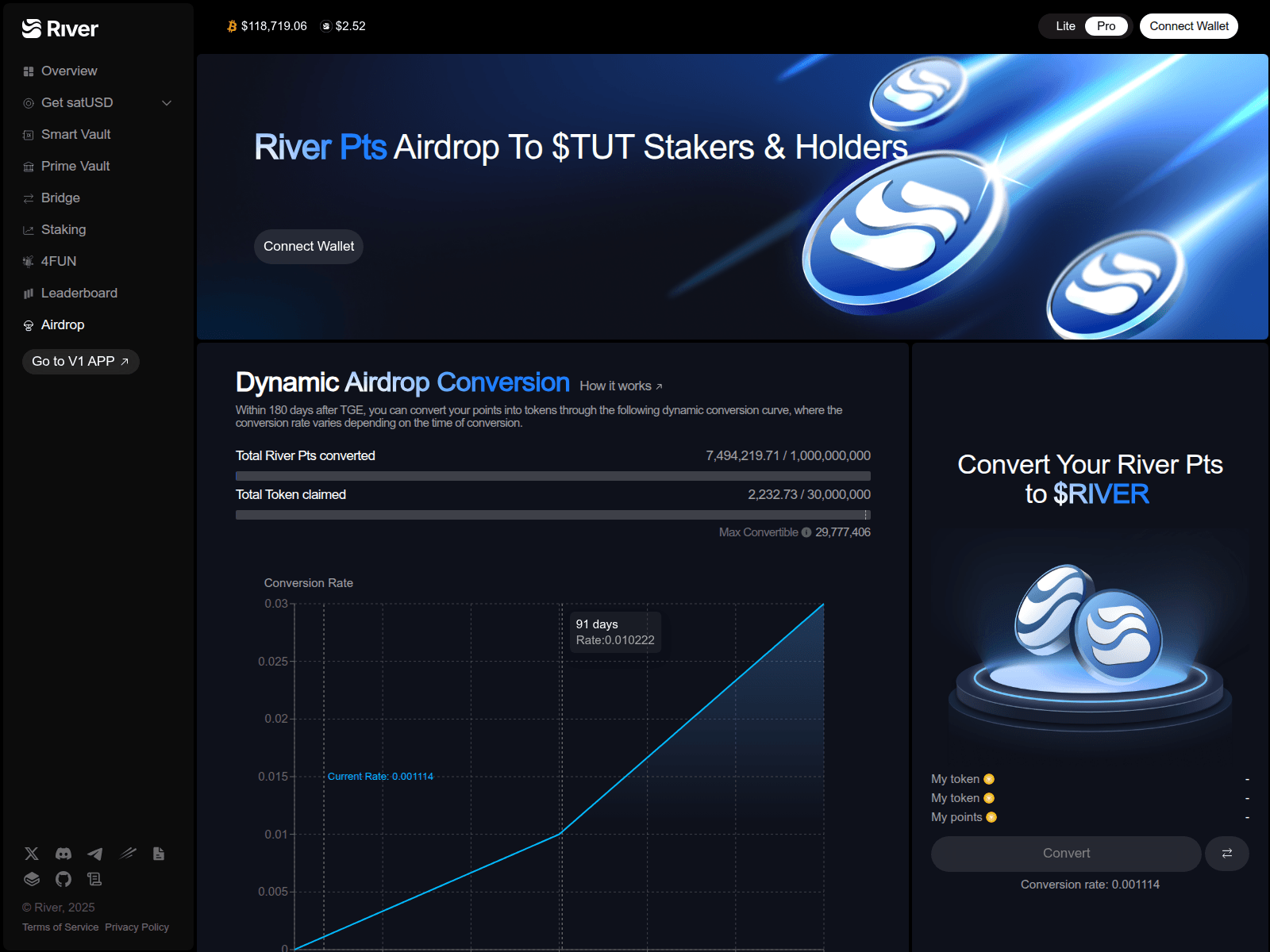 Screenshot of app-river.fun