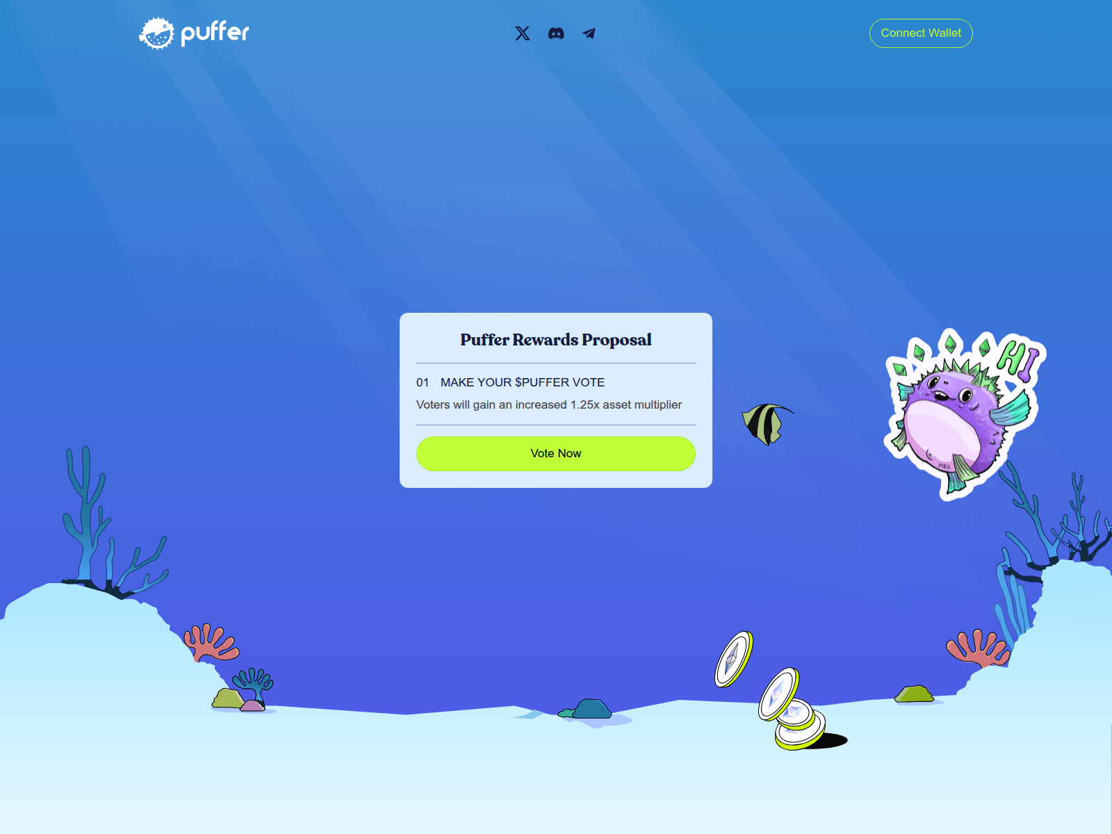 Screenshot of vote-puffer.app
