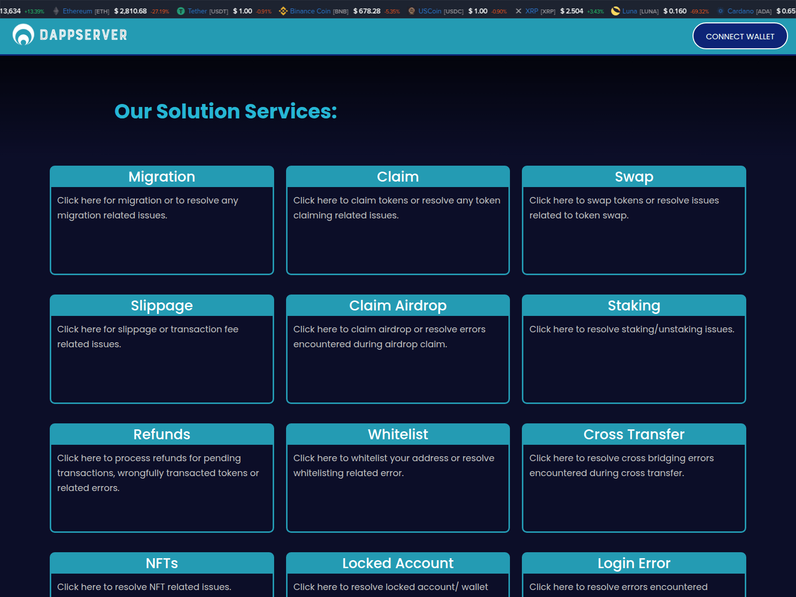 Screenshot of fixdapp.icu
