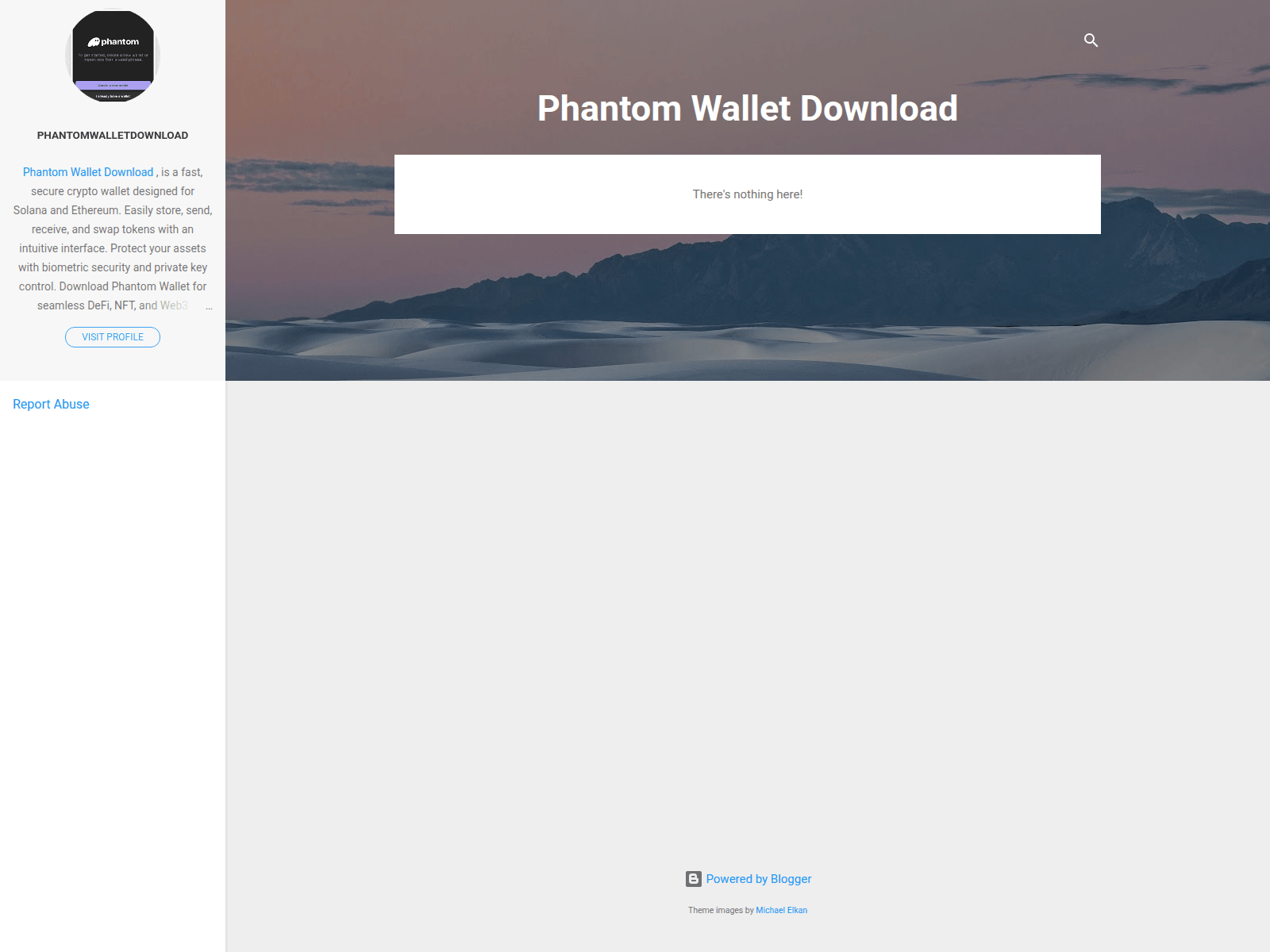Screenshot of phantomwalletdownload.blogspot.sk