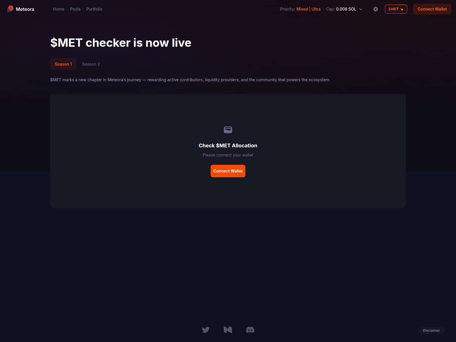 Screenshot of eligibility-meteora.com