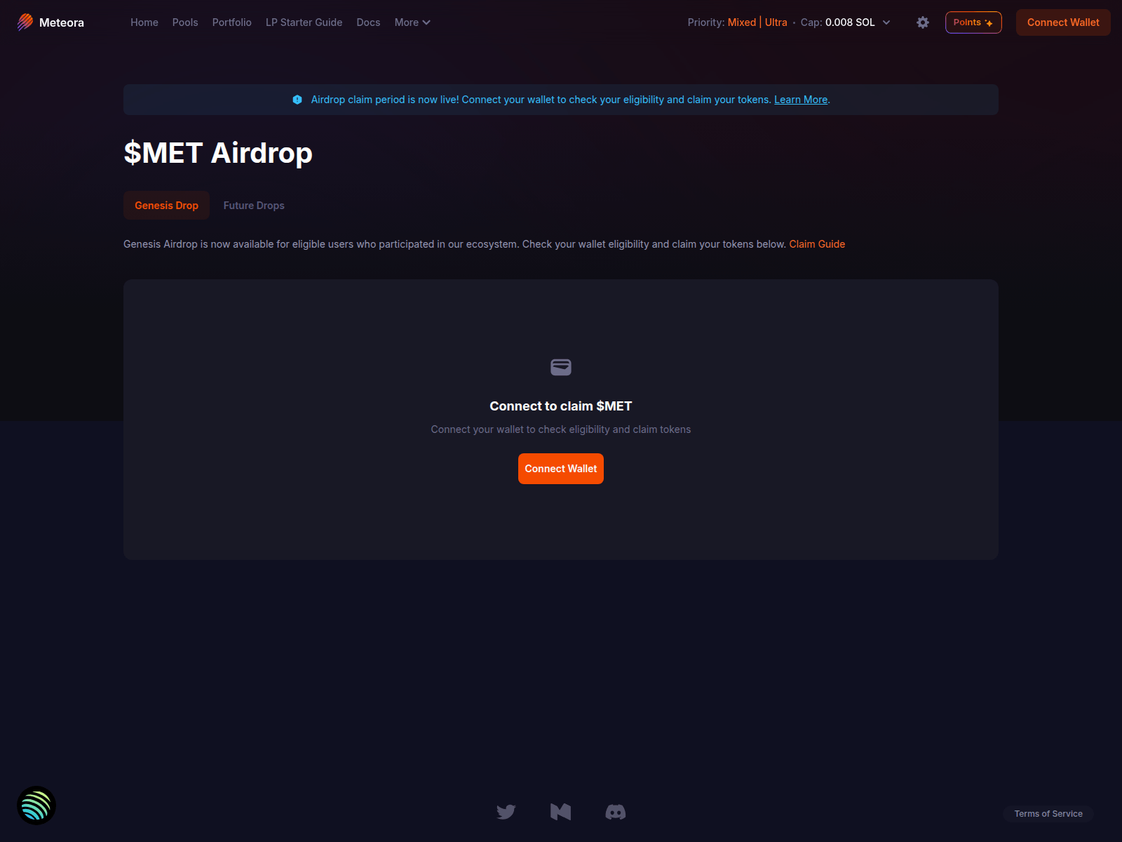 Screenshot of events-meteora.com