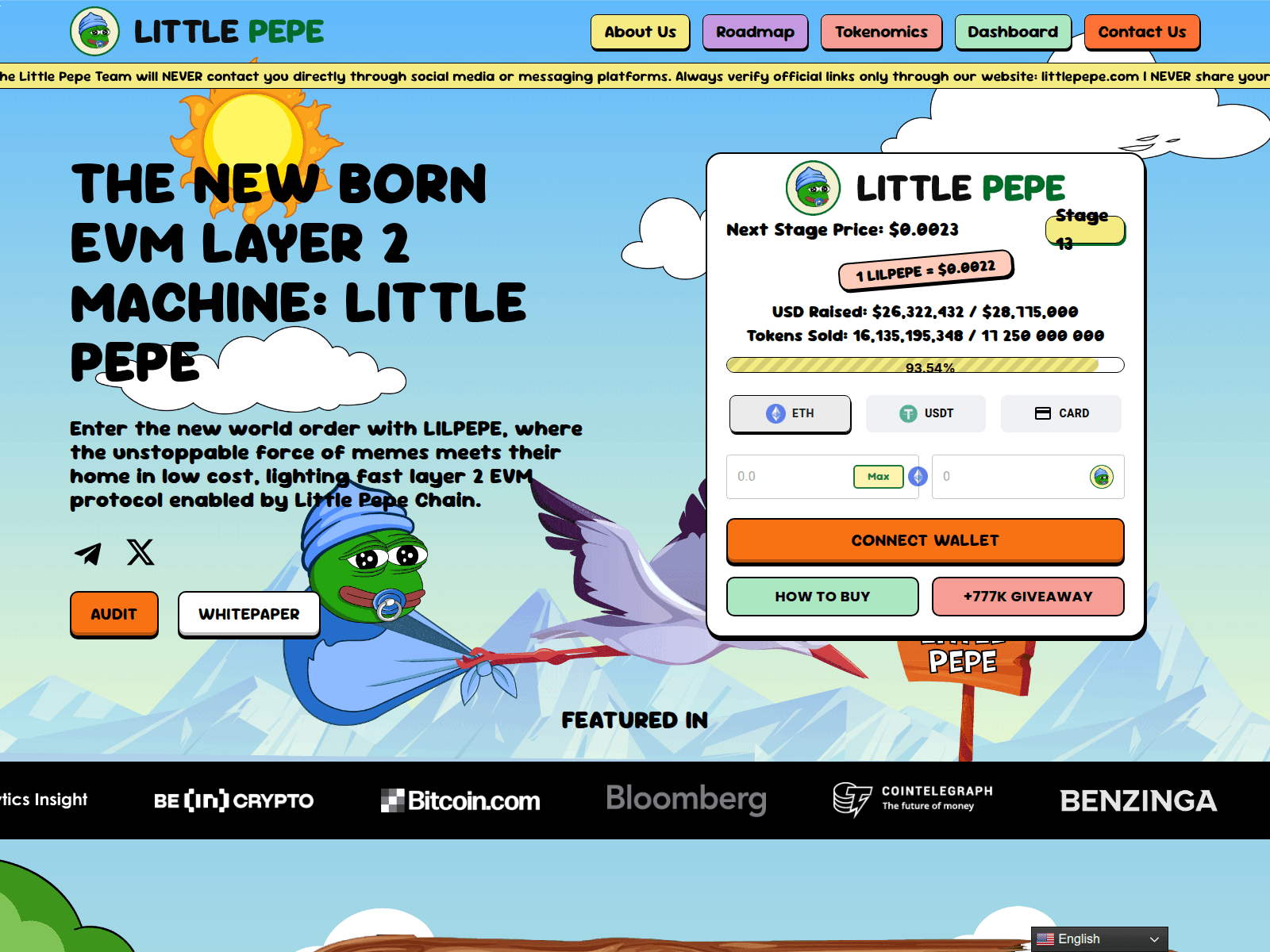 Screenshot of litlepepe.mom