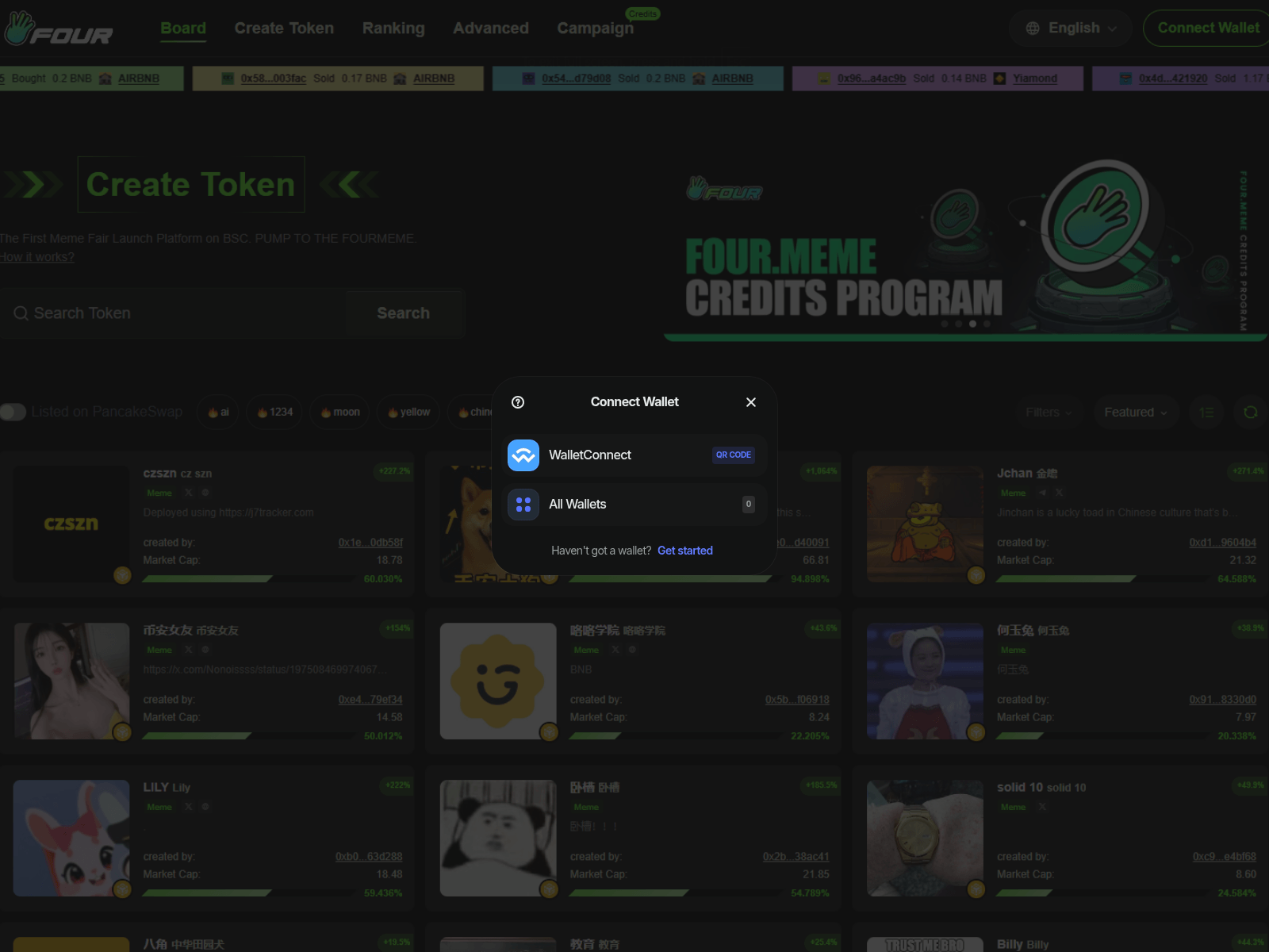 Screenshot of bnb-bridge.net