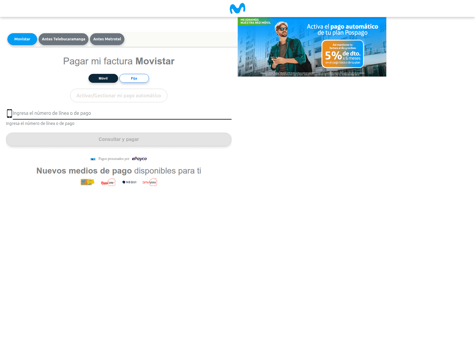 Screenshot of descuentosexclusivoparati.com