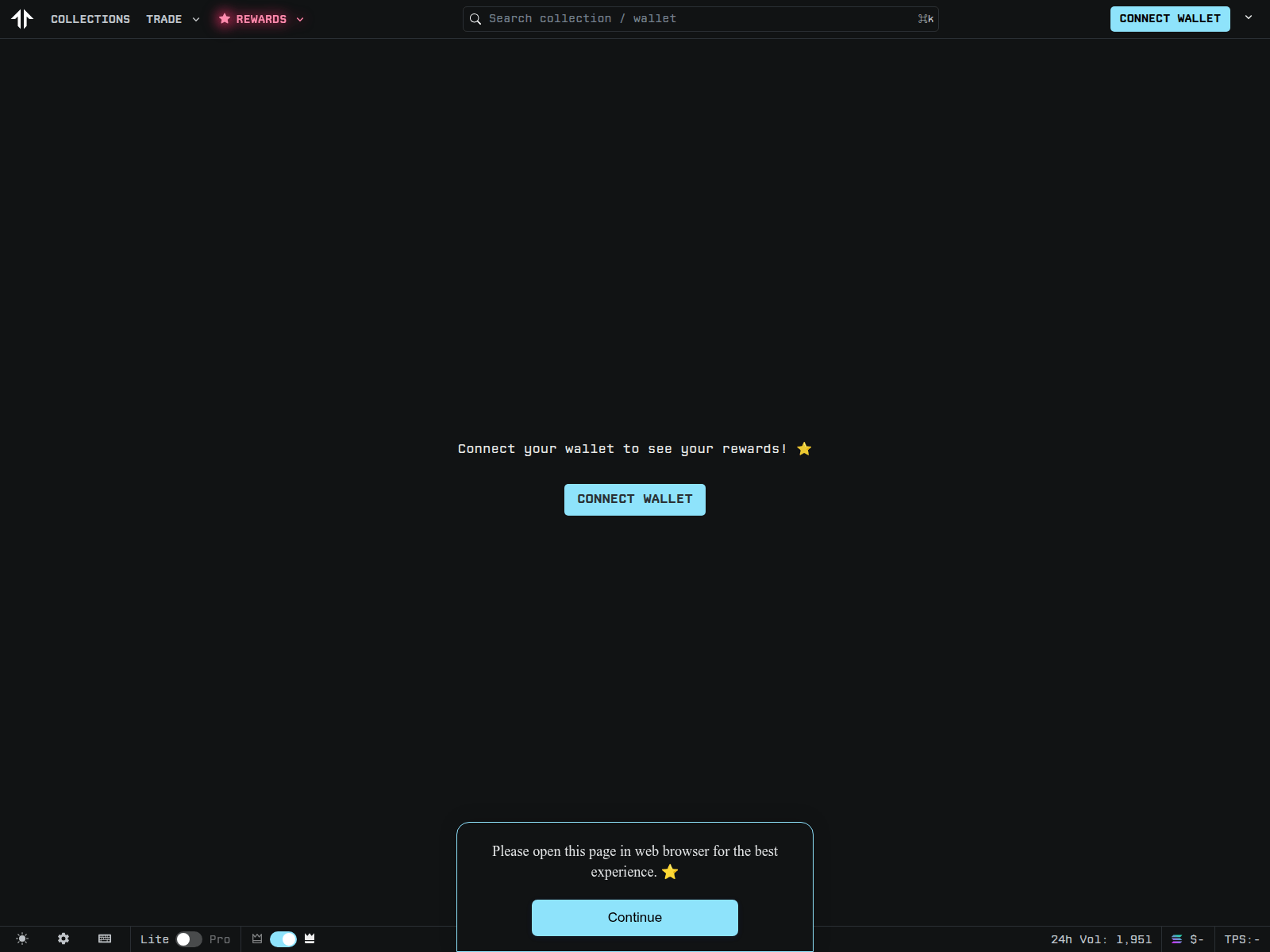 Screenshot of tensorxreward.web.app