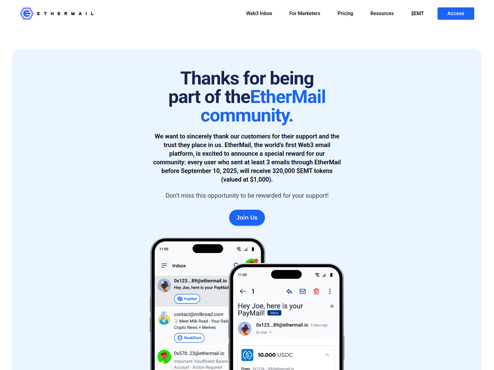 Screenshot of app-ehtremail.portal-sync.com