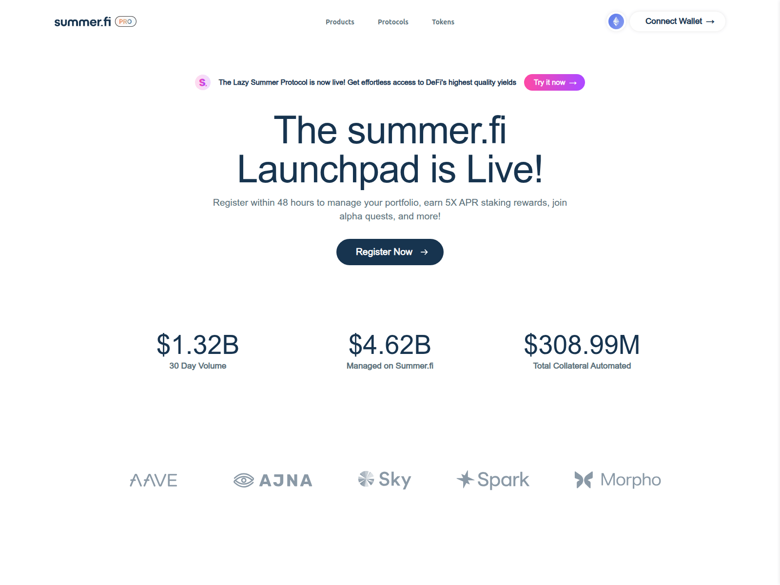 Screenshot of register-summer.app