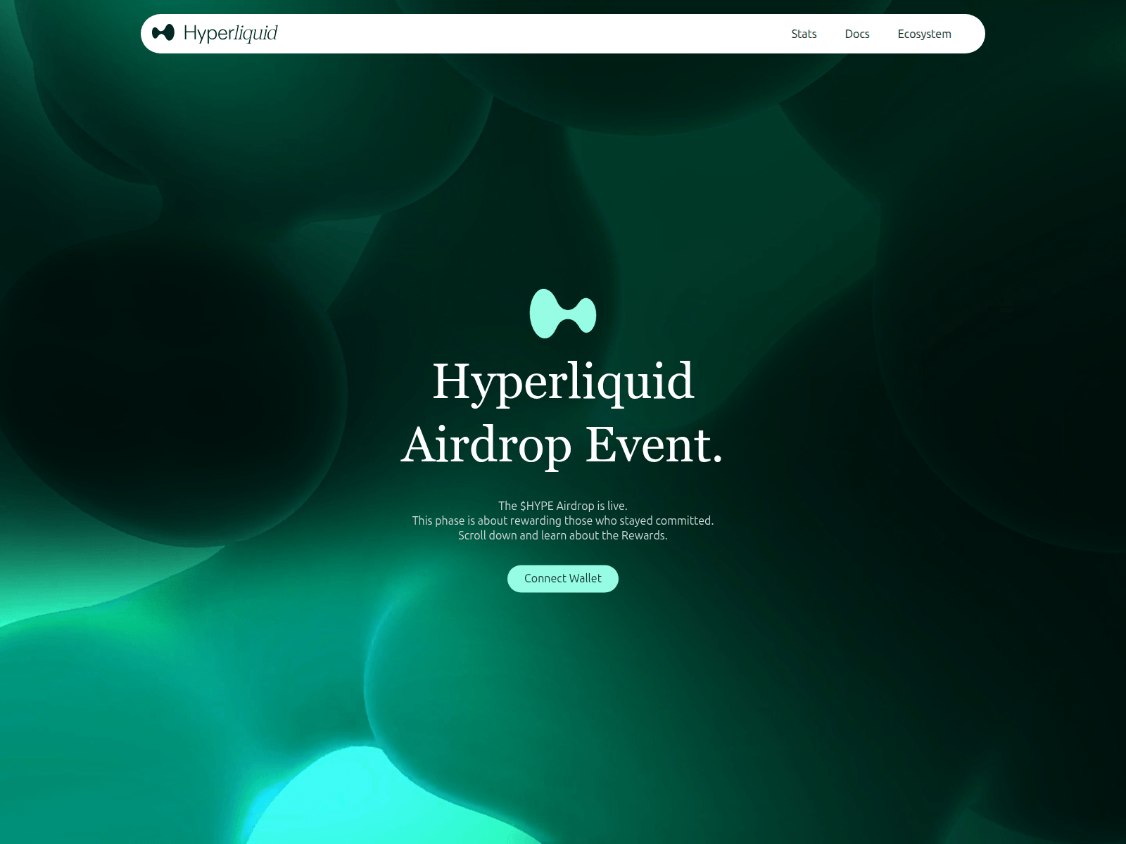Screenshot of airdrop-hyperiiquid.xyz