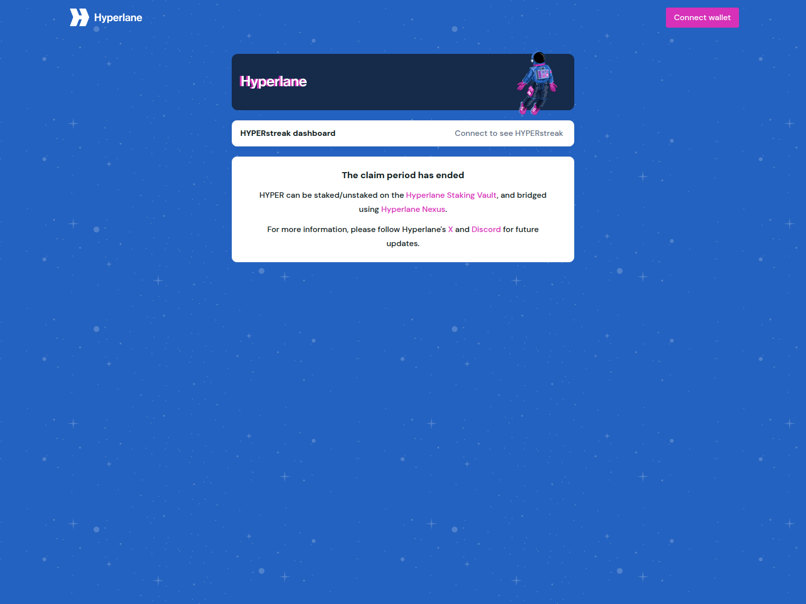 Screenshot of claim-hyperlane.live