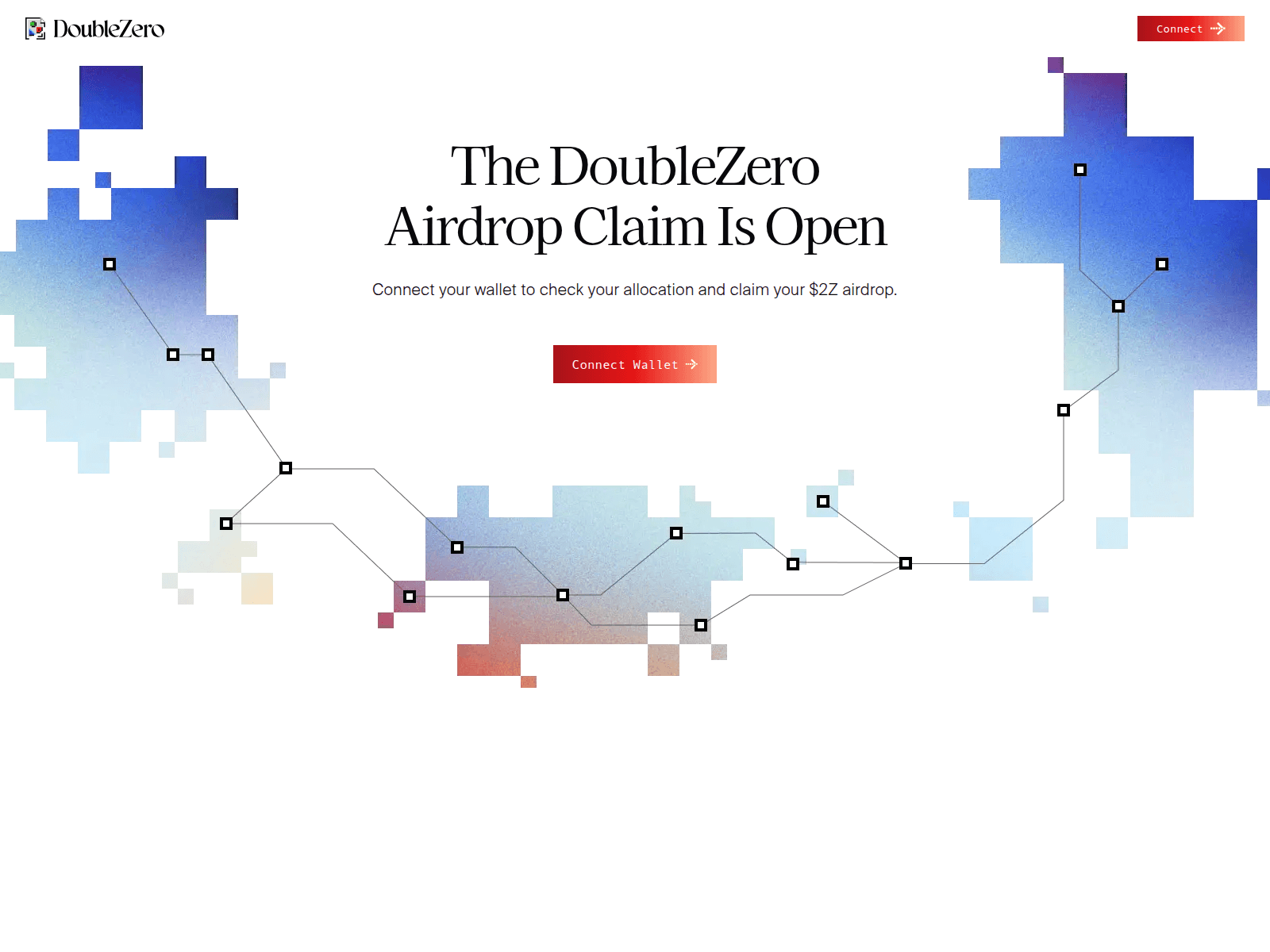 Screenshot of doublezero.world