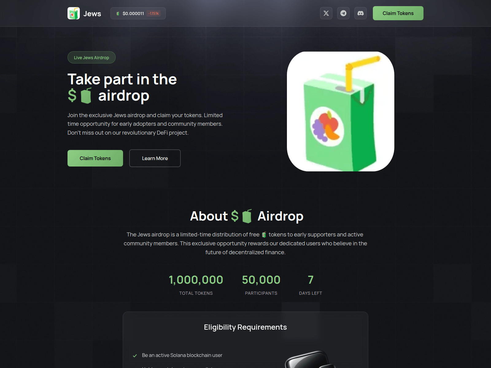 Screenshot of jewz.sol-galaxy.cc