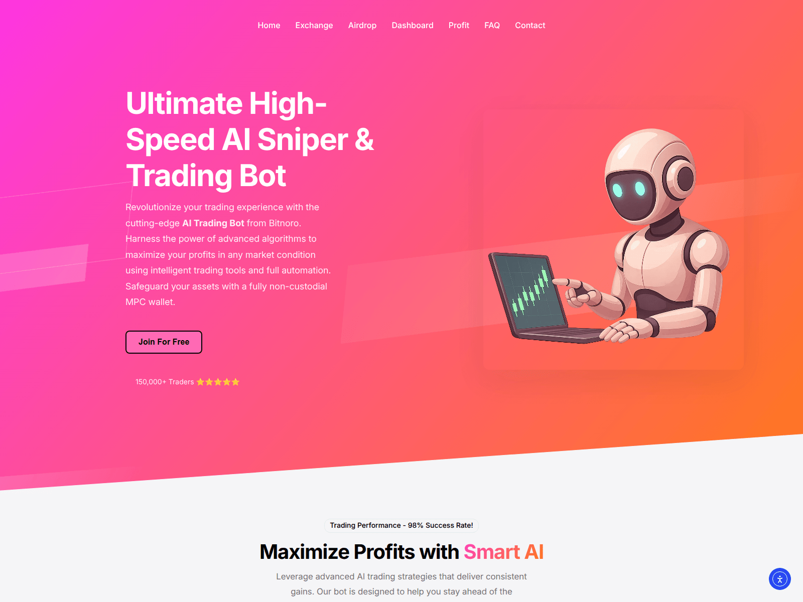 Screenshot of bitnoro.com