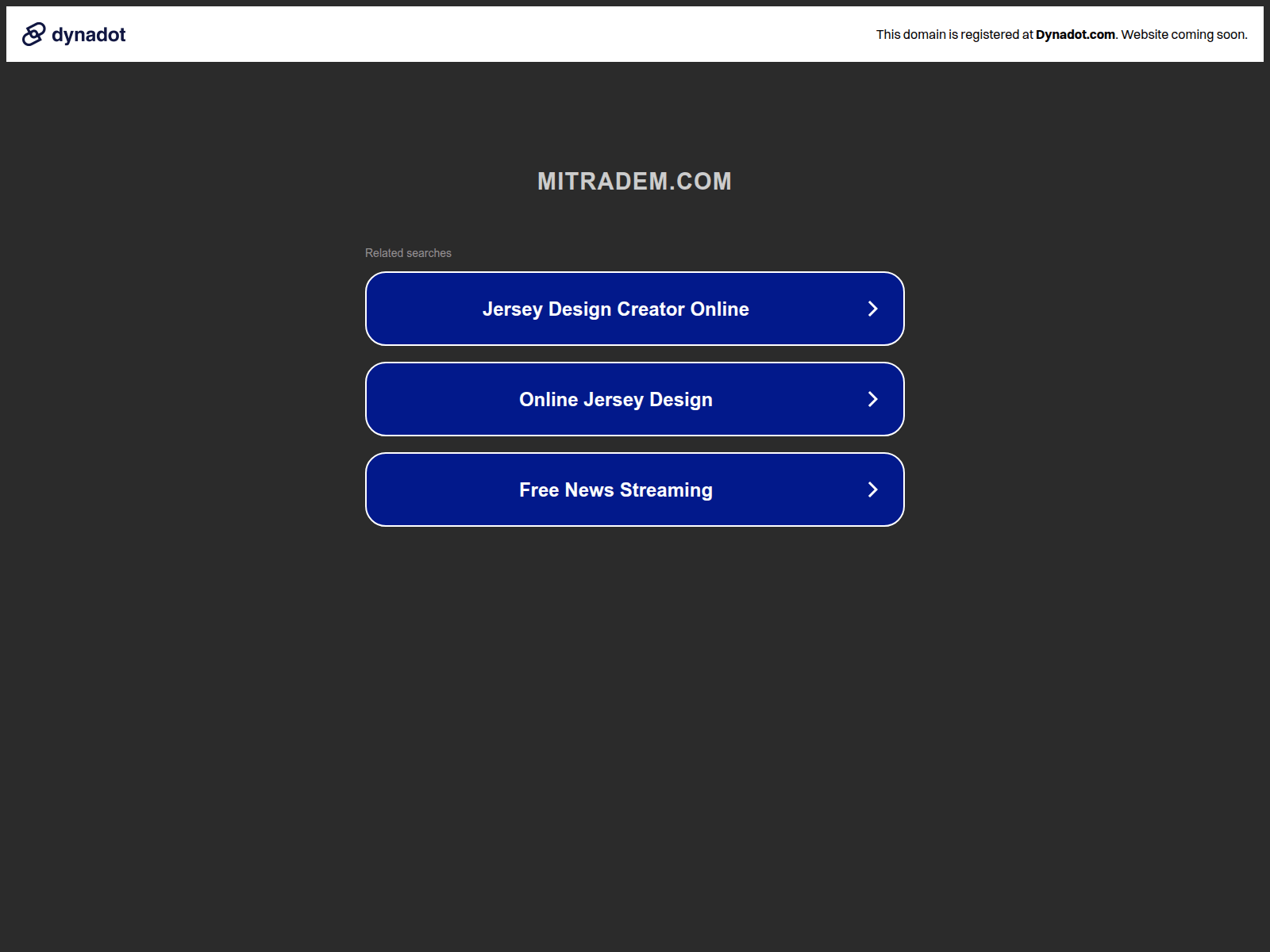 Screenshot of mitradem.com
