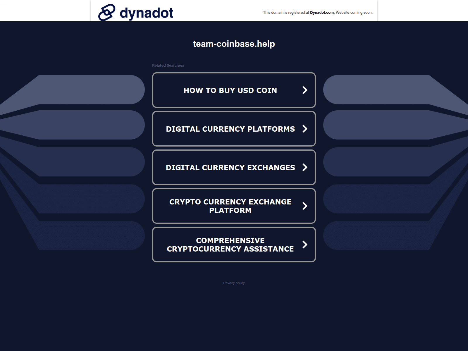 Screenshot of demo.team-coinbase.help