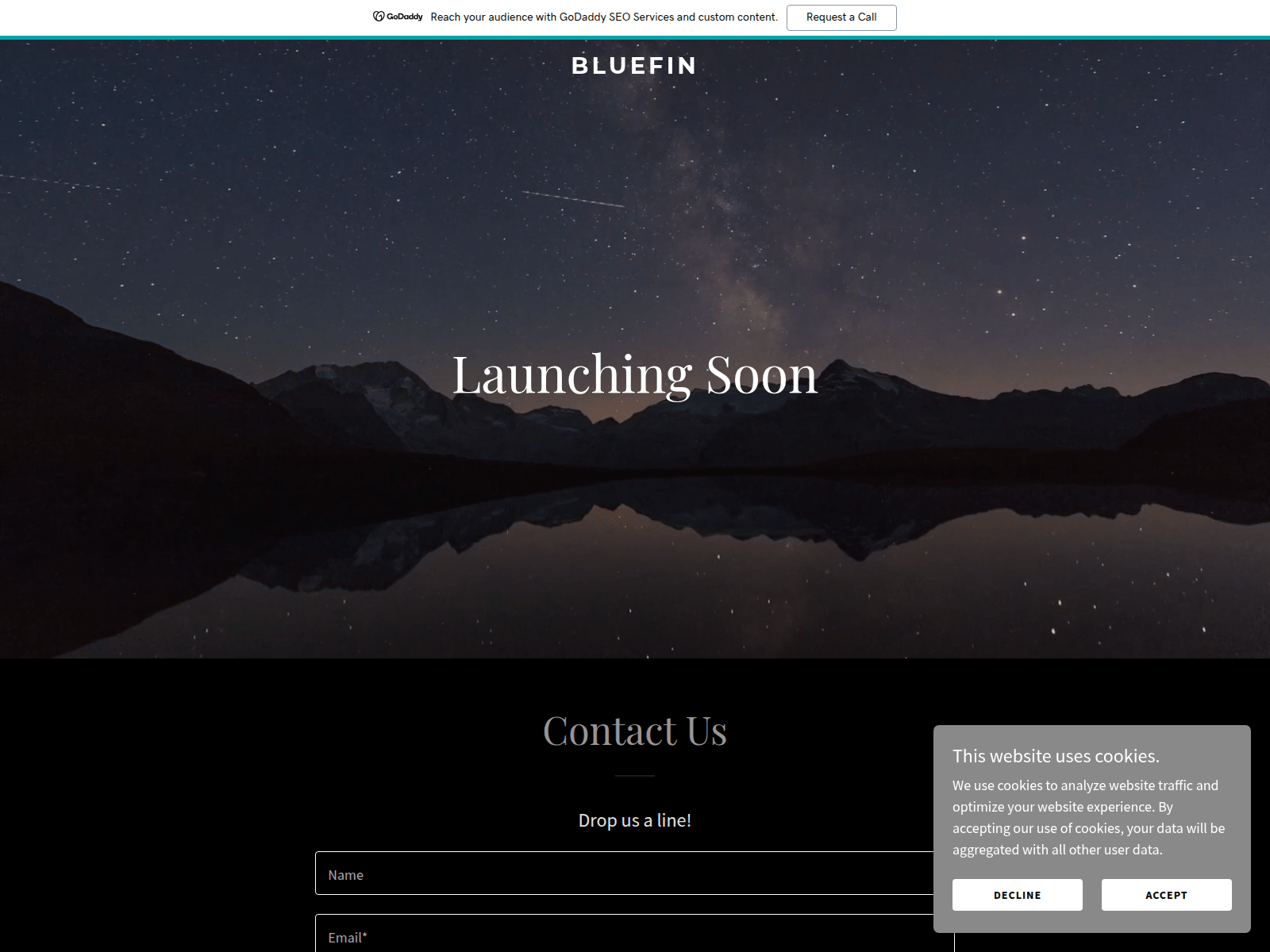 Screenshot of bluefin.ag