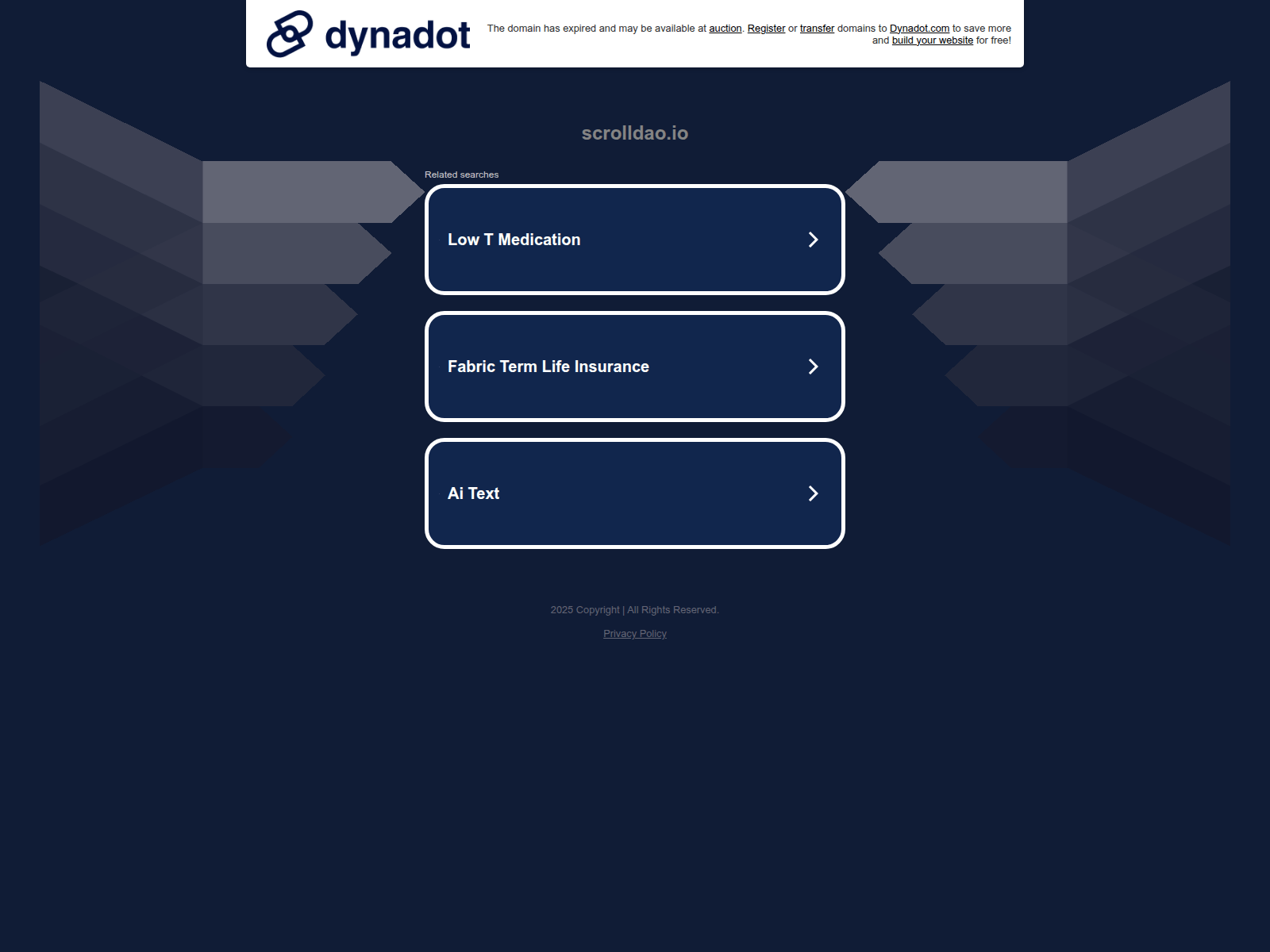 Screenshot of scrolldao.io