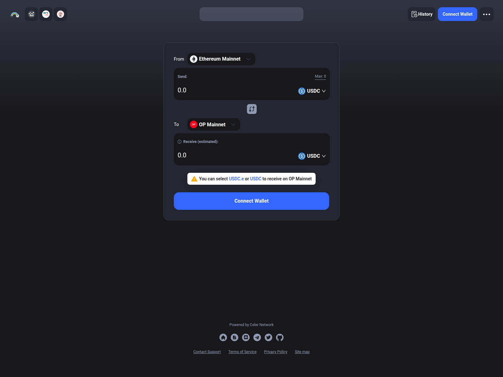 Screenshot of app-cbridge-v1.com