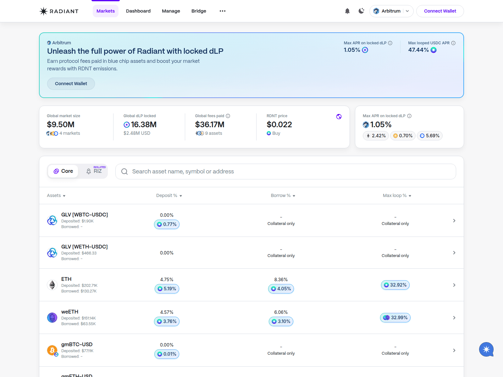 Screenshot of app-radiant-v1.com